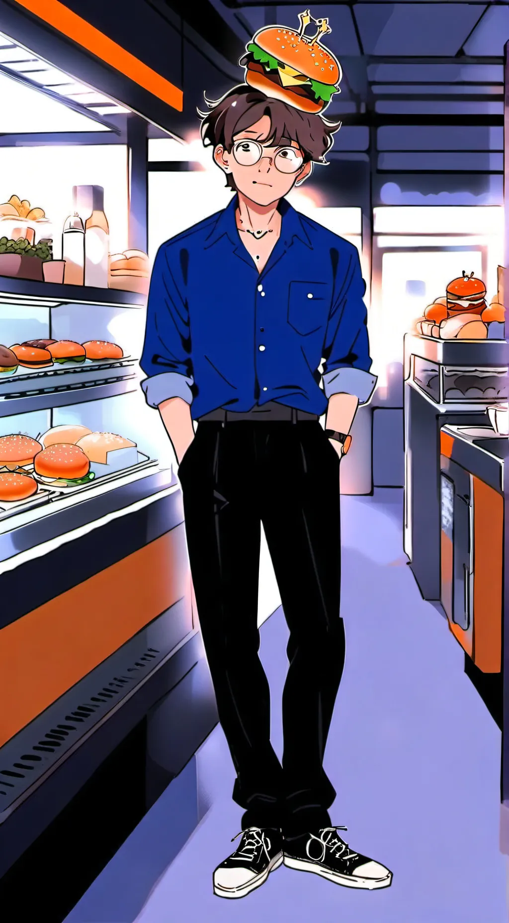 ai character: ~|🍔007n7🍔|~ background