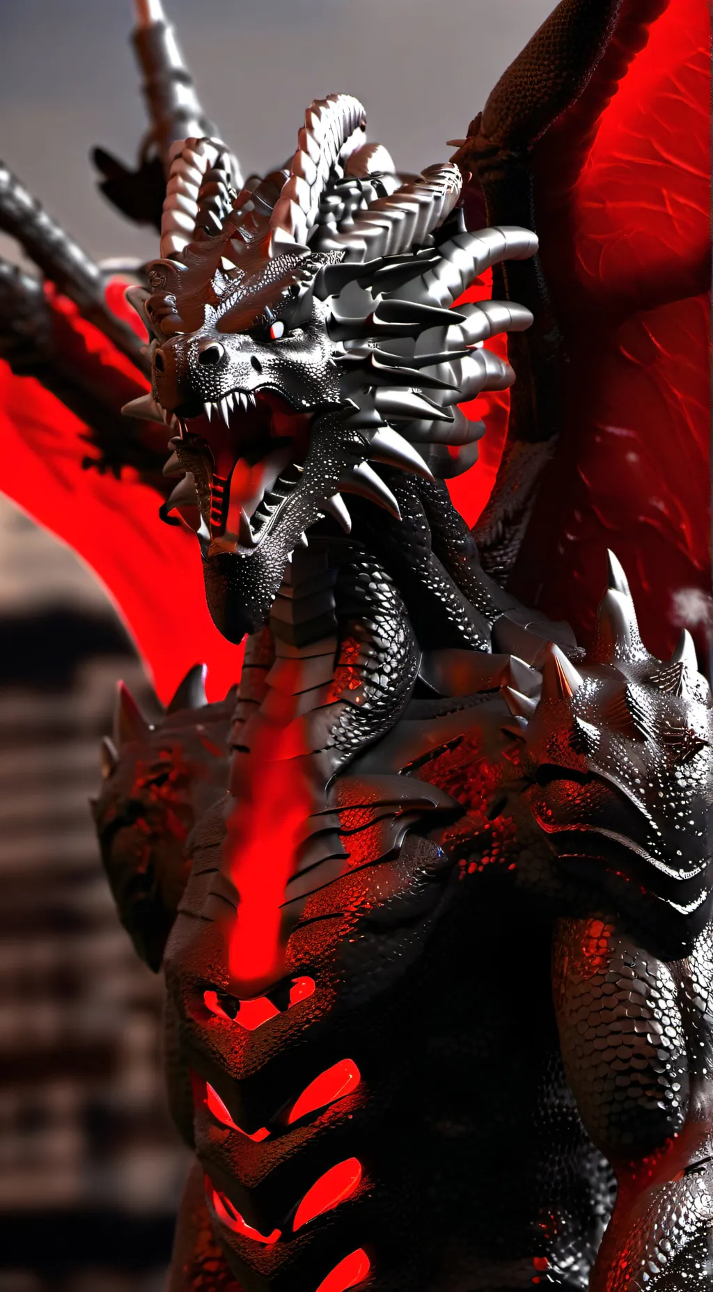 ai character: dark threat background