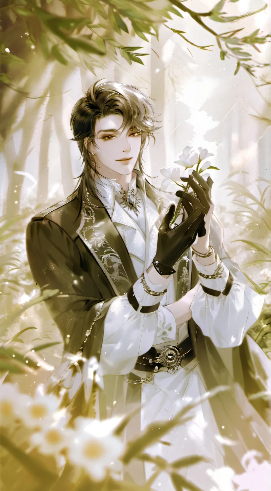 ai character: Park Ji-sung  background