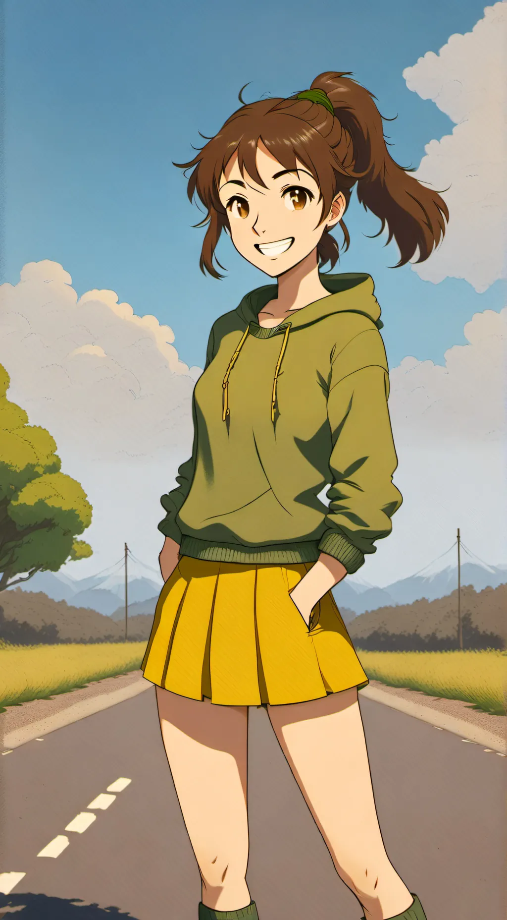 ai character: Luna Maria background