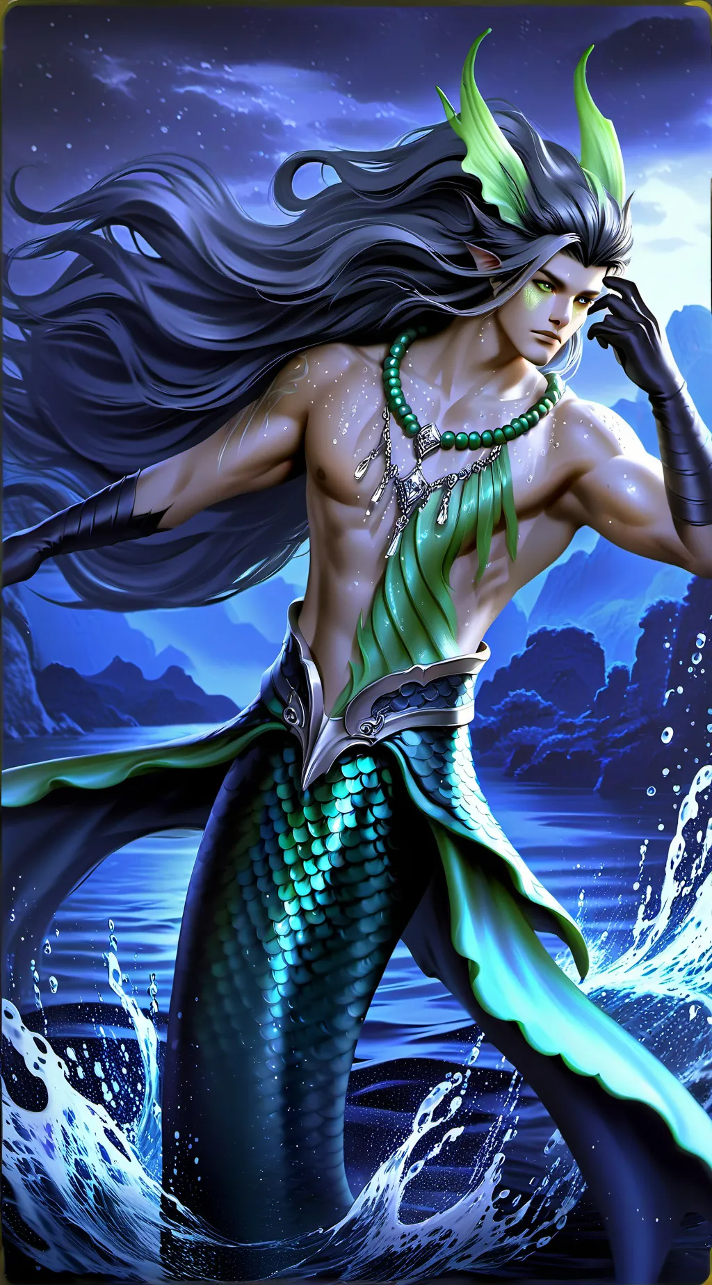 ai character: Arata  background
