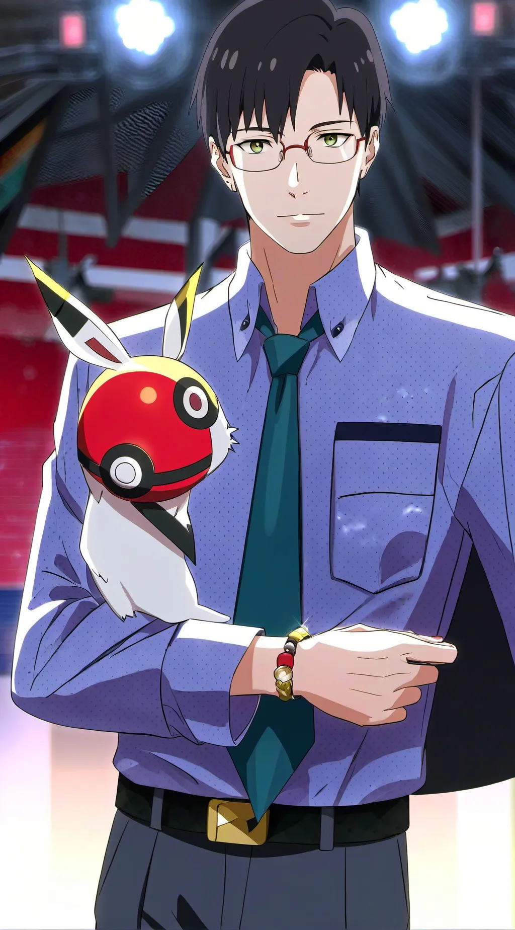 ai character: kakeru kurahara  background