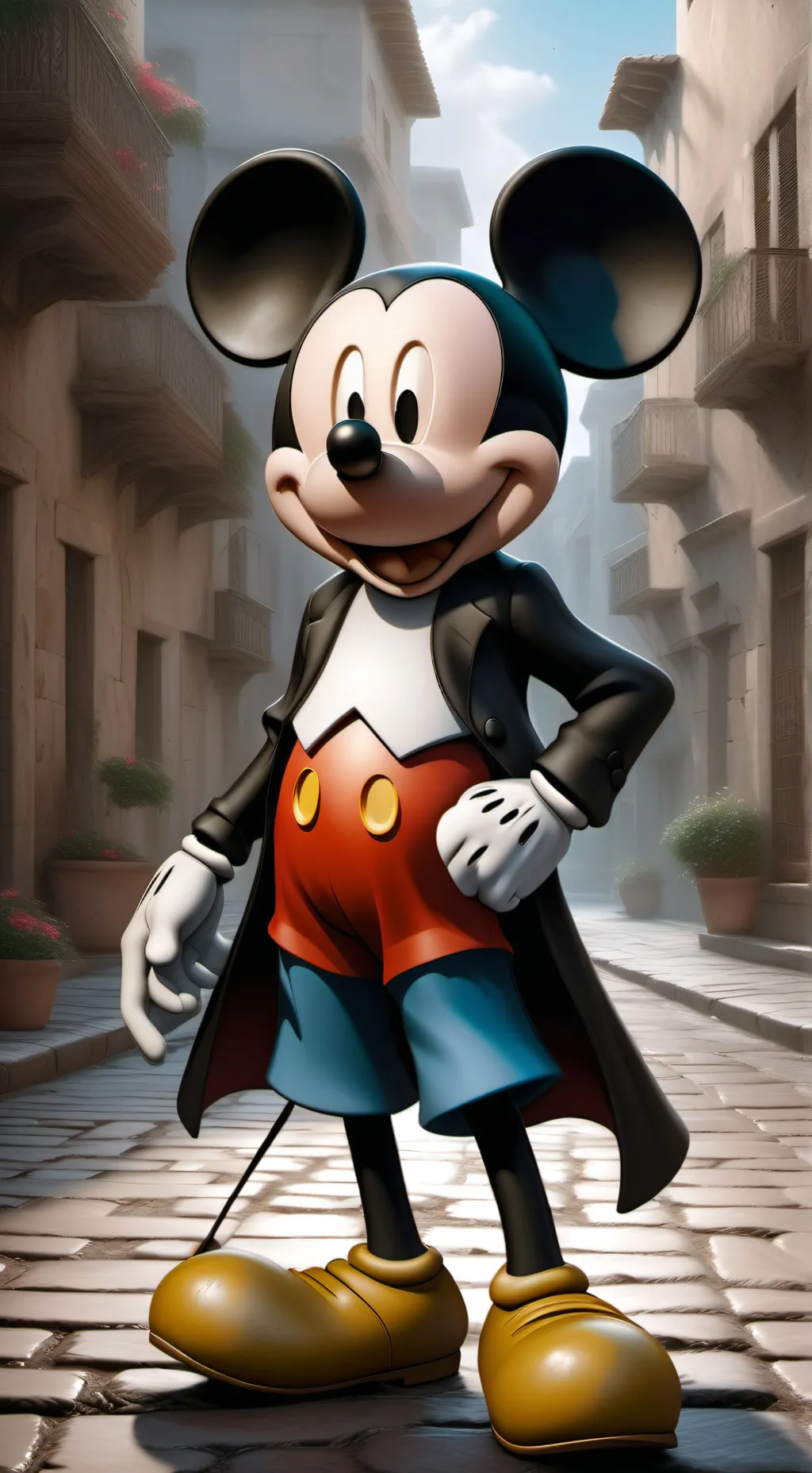 ai character: Miki maus background