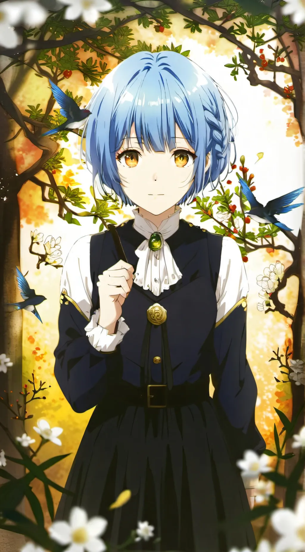 ai character: Hiori (femboy) background
