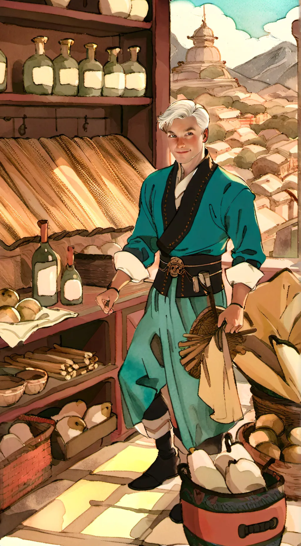 ai character: Whalter background