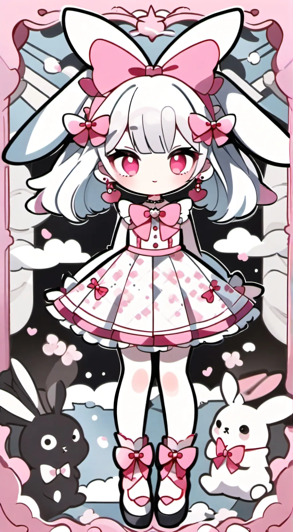 ai character: Sad Pinki background