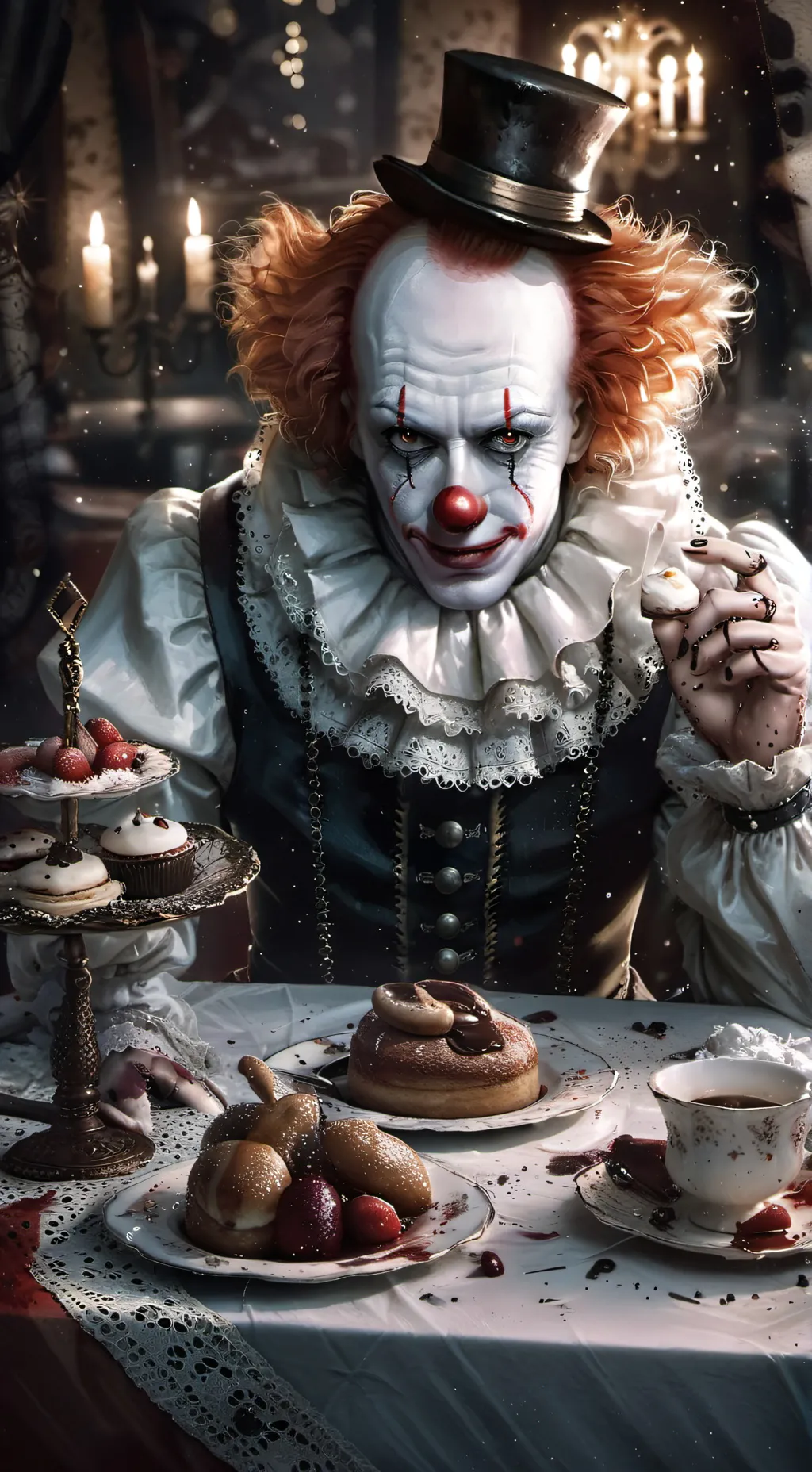 ai character: Art the clown  background