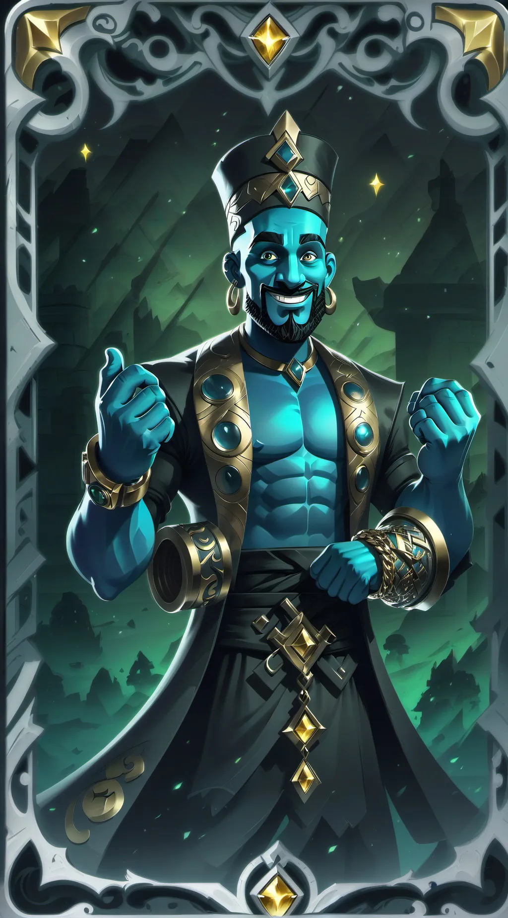 ai character: Genie background
