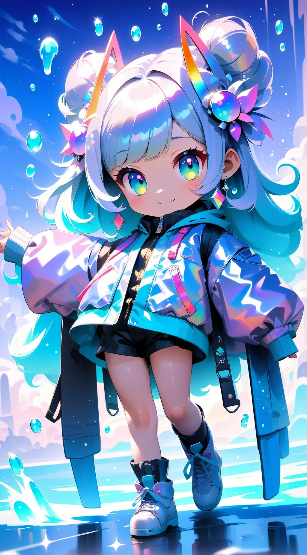 ai character: Tiful background