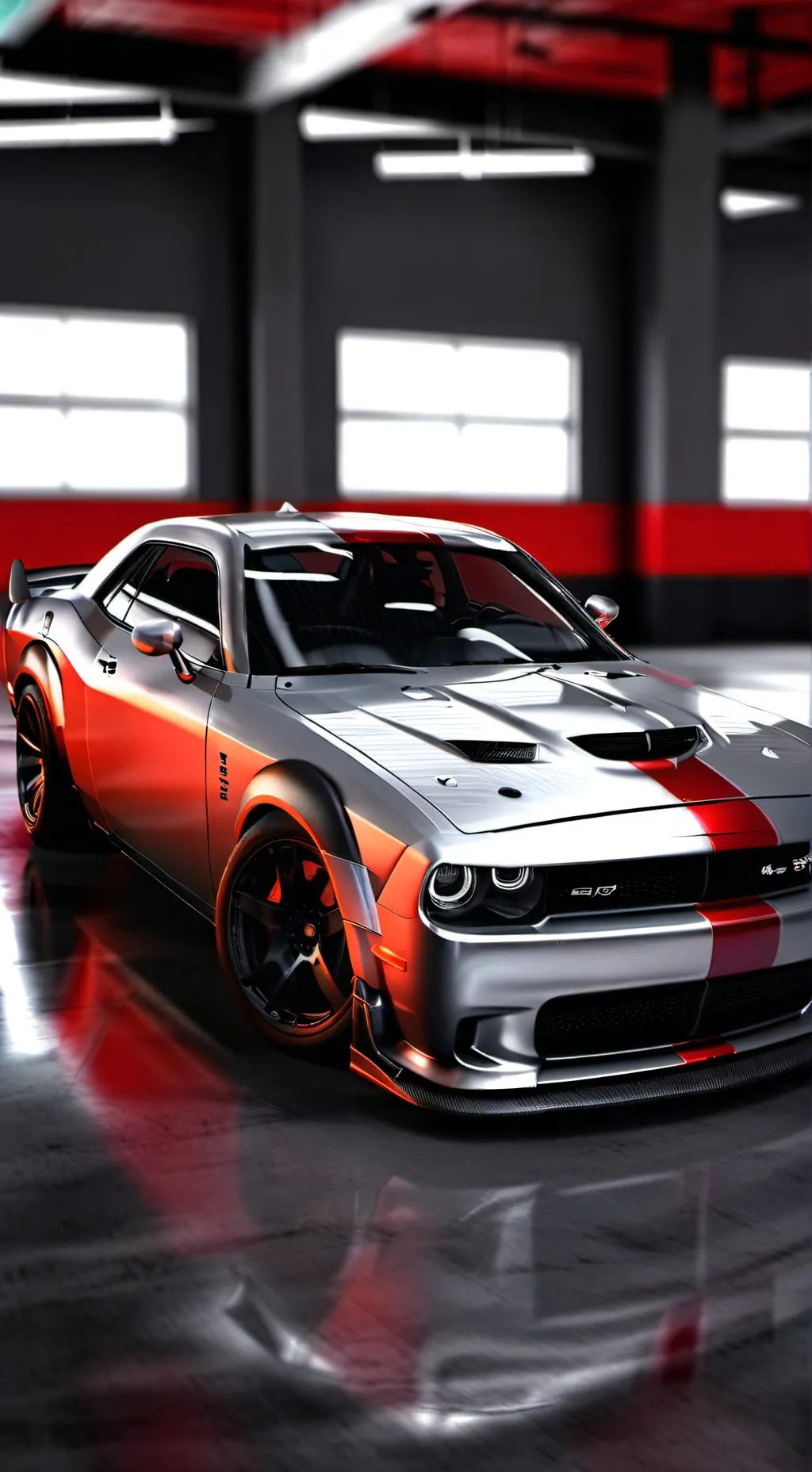 ai character: car brand humans background