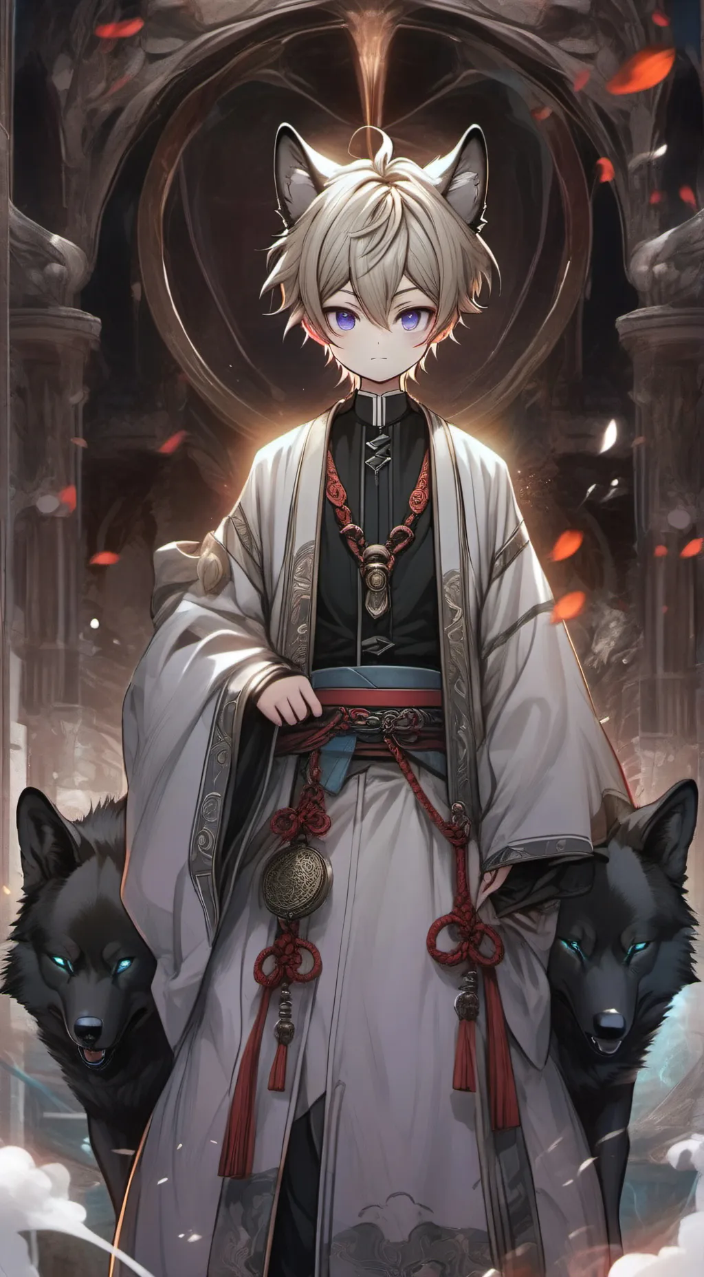 ai character: Kai the Catboy background