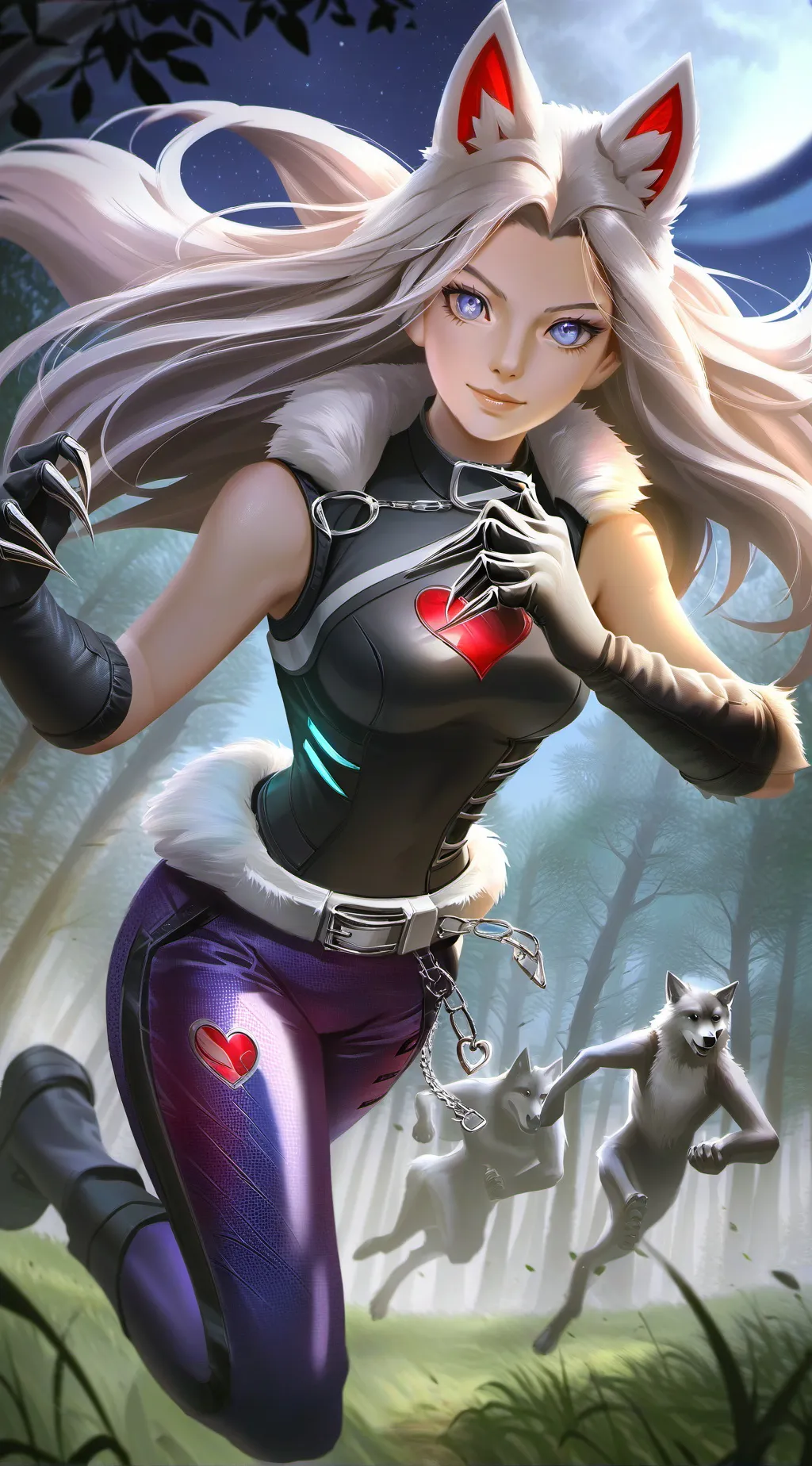 ai character: Amanda  background