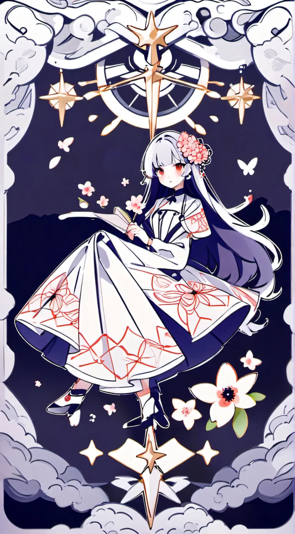 ai character: mina🥲 background