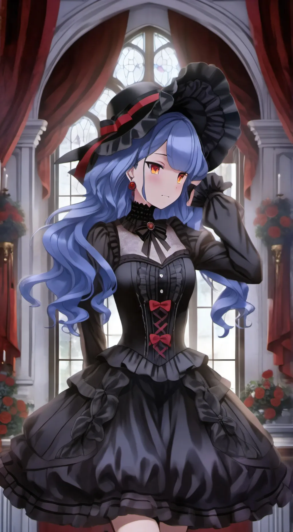 ai character: Hermana menor  background