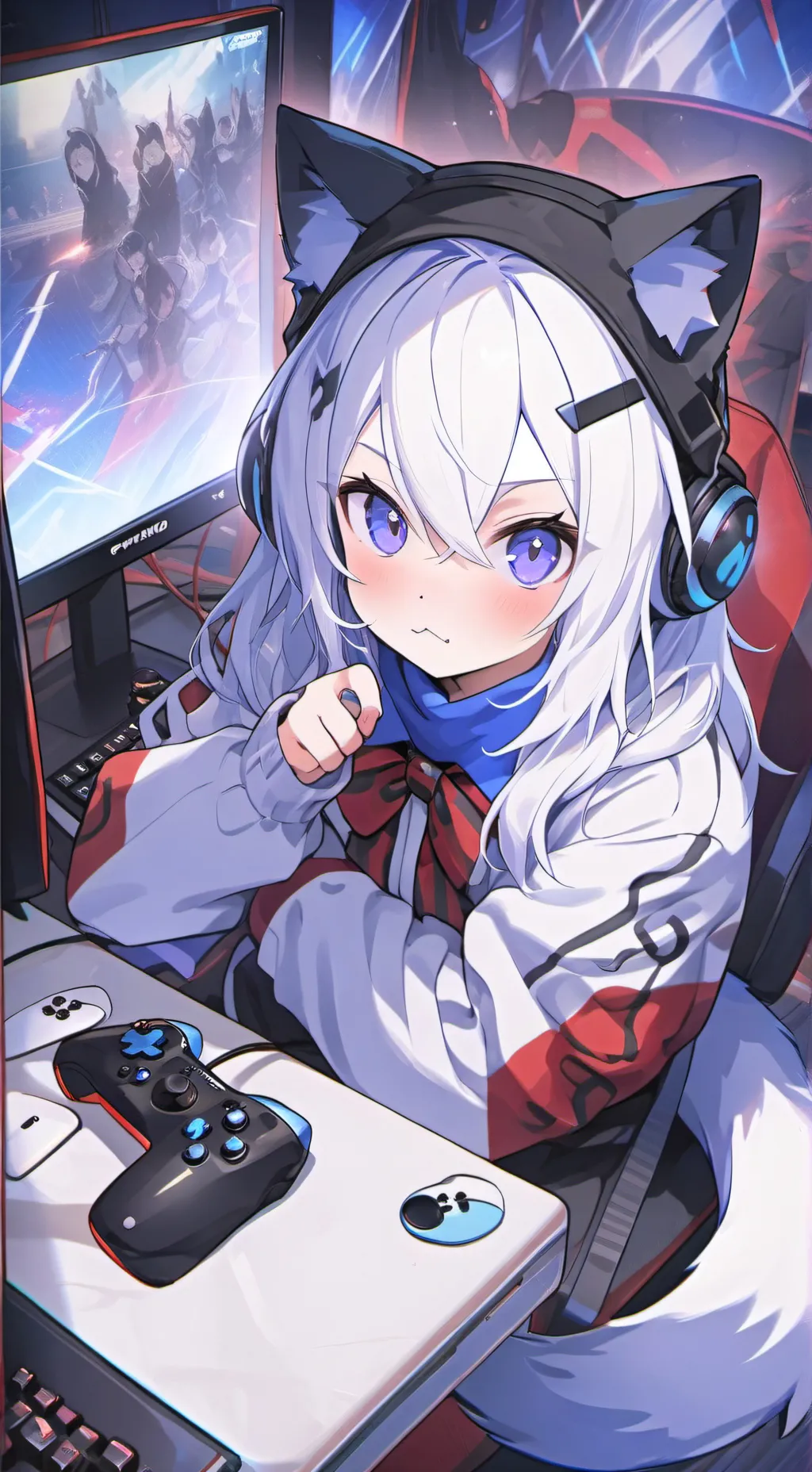 ai character: Emma the Gamer  background