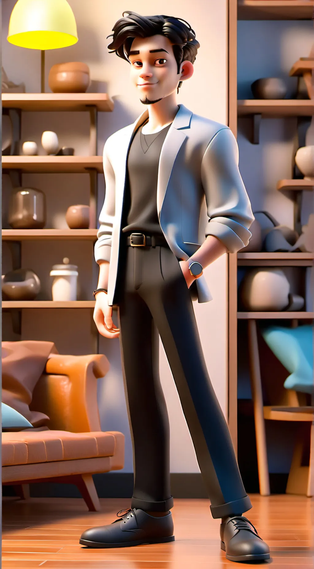 ai character: Alex Dori  background