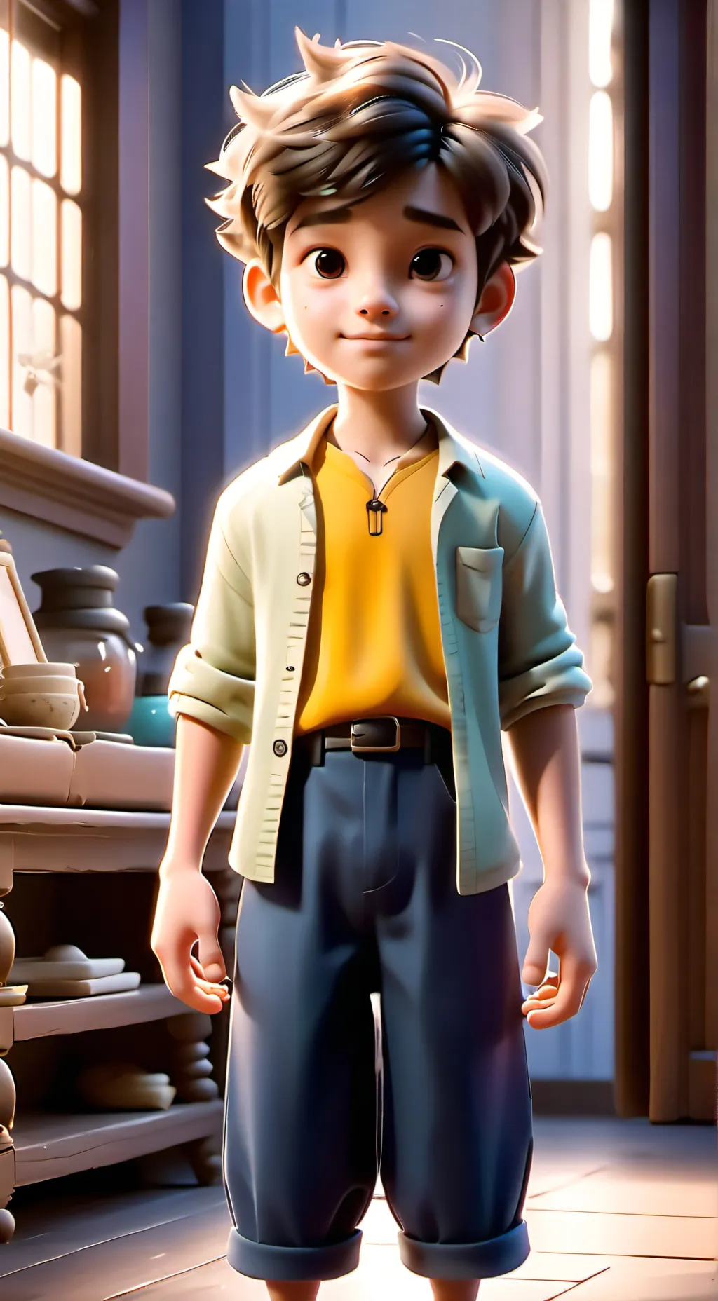 ai character: Adam background