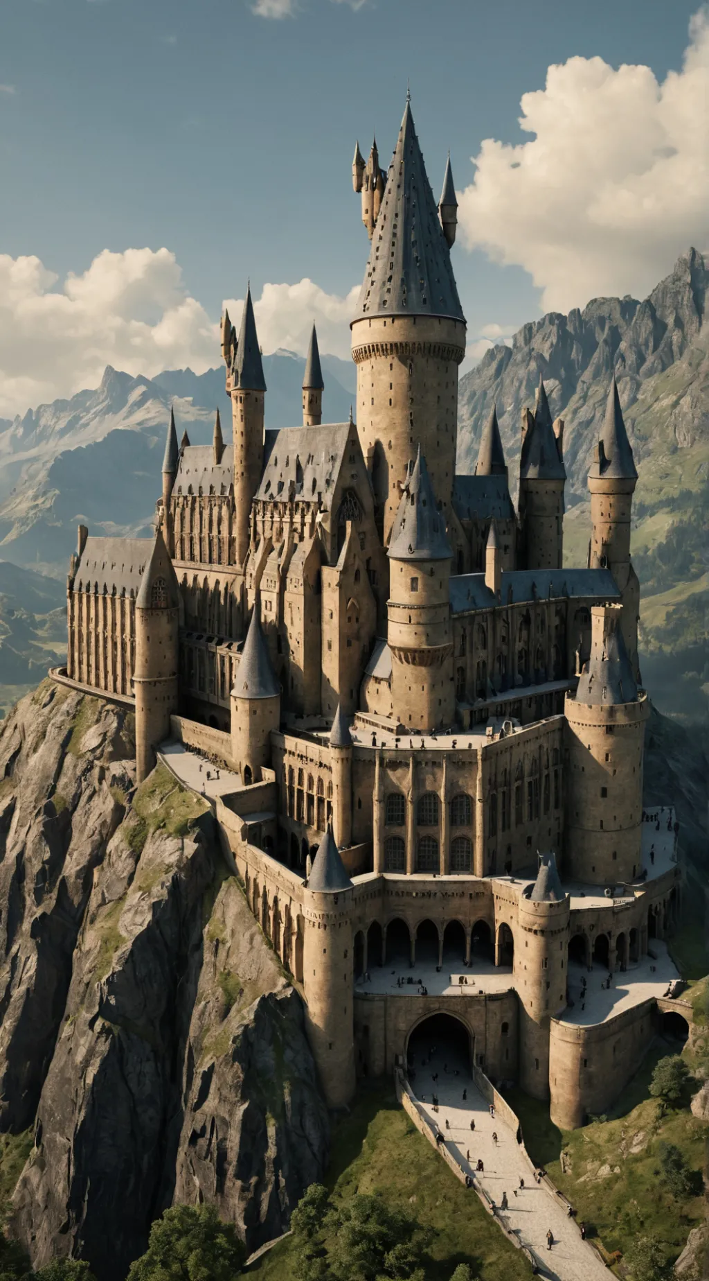 ai character: Hogwarts background