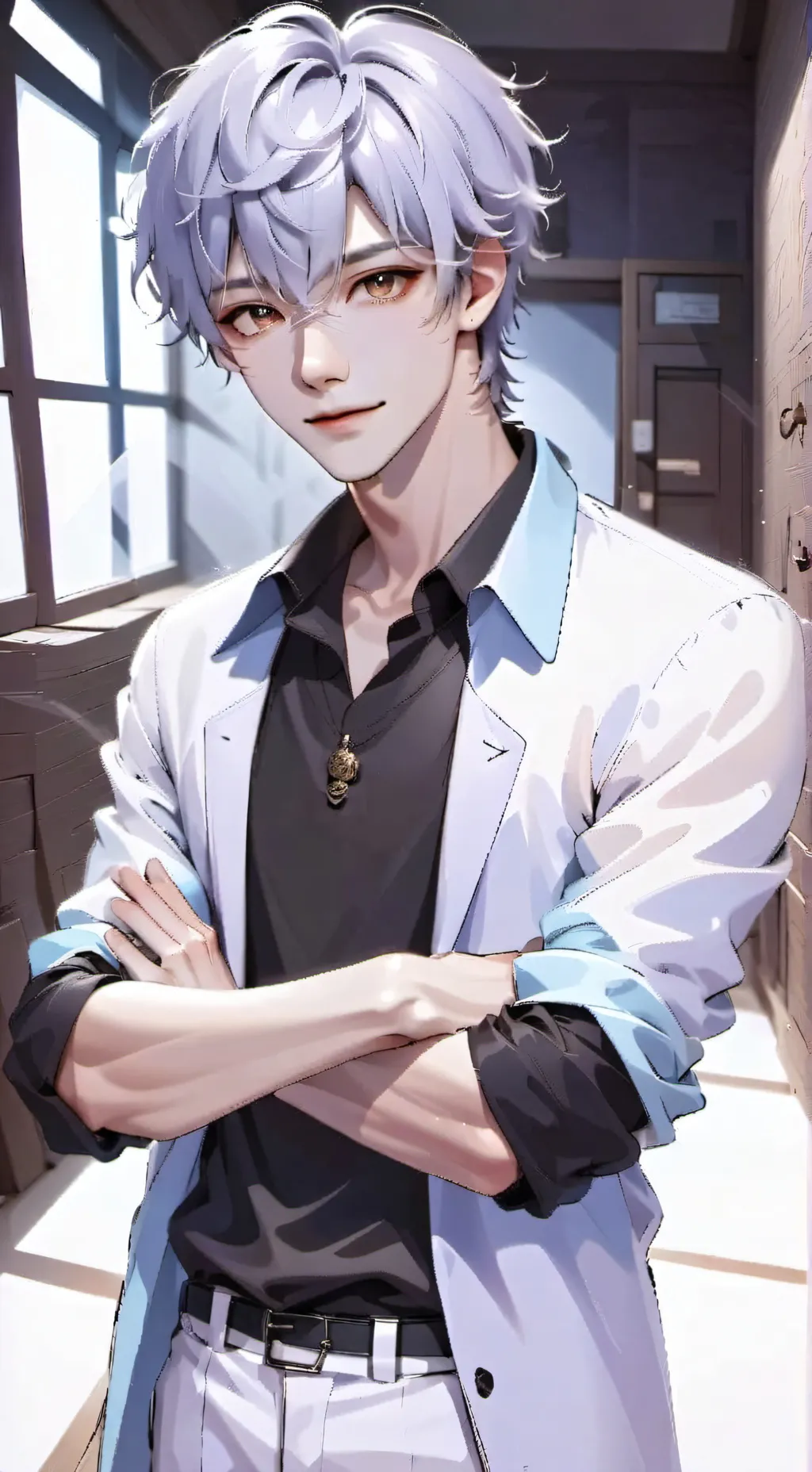 ai character: Luke the Romcom He background