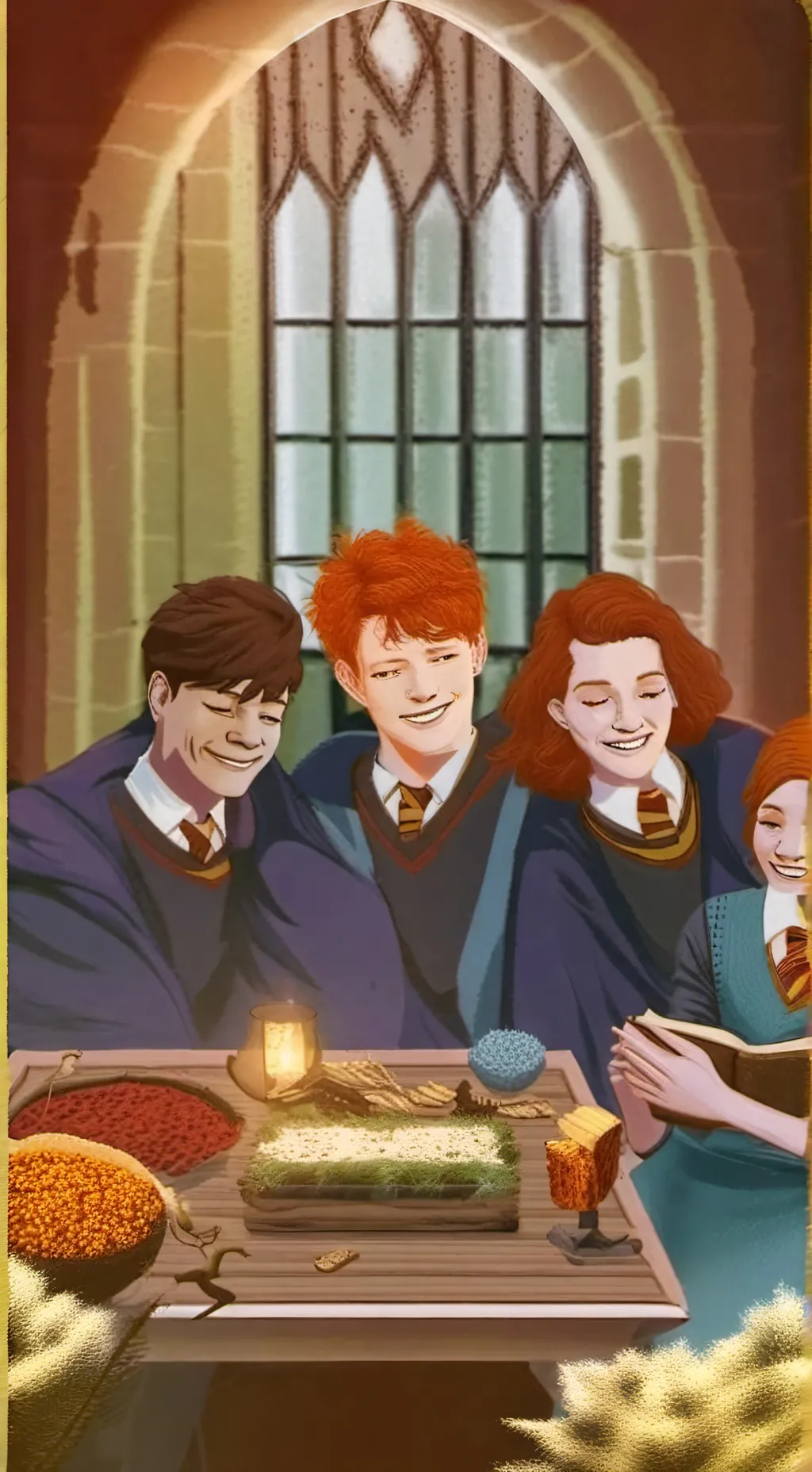 ai character: weasleys  background