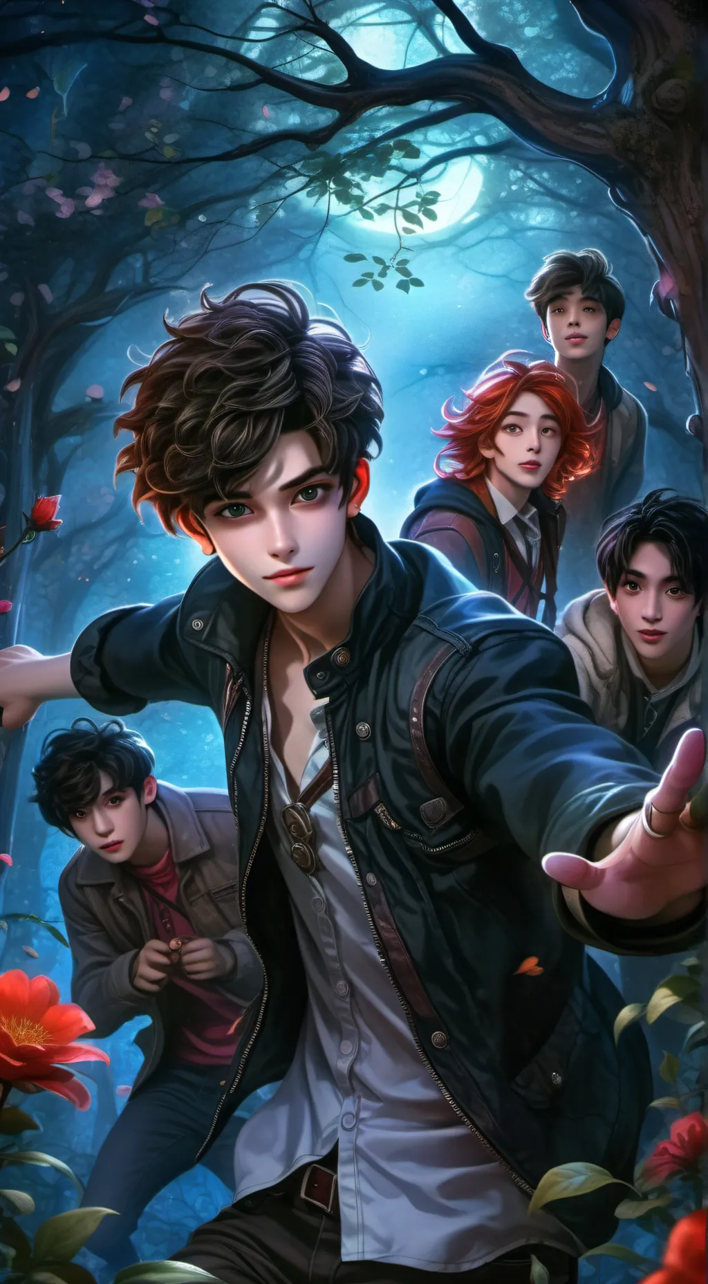 ai character: Jaden  background