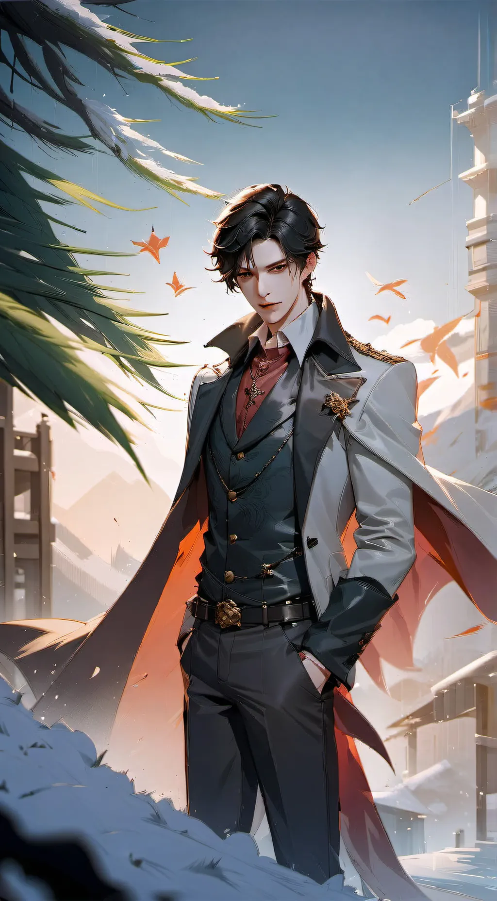 ai character: Vampire king🧛 background
