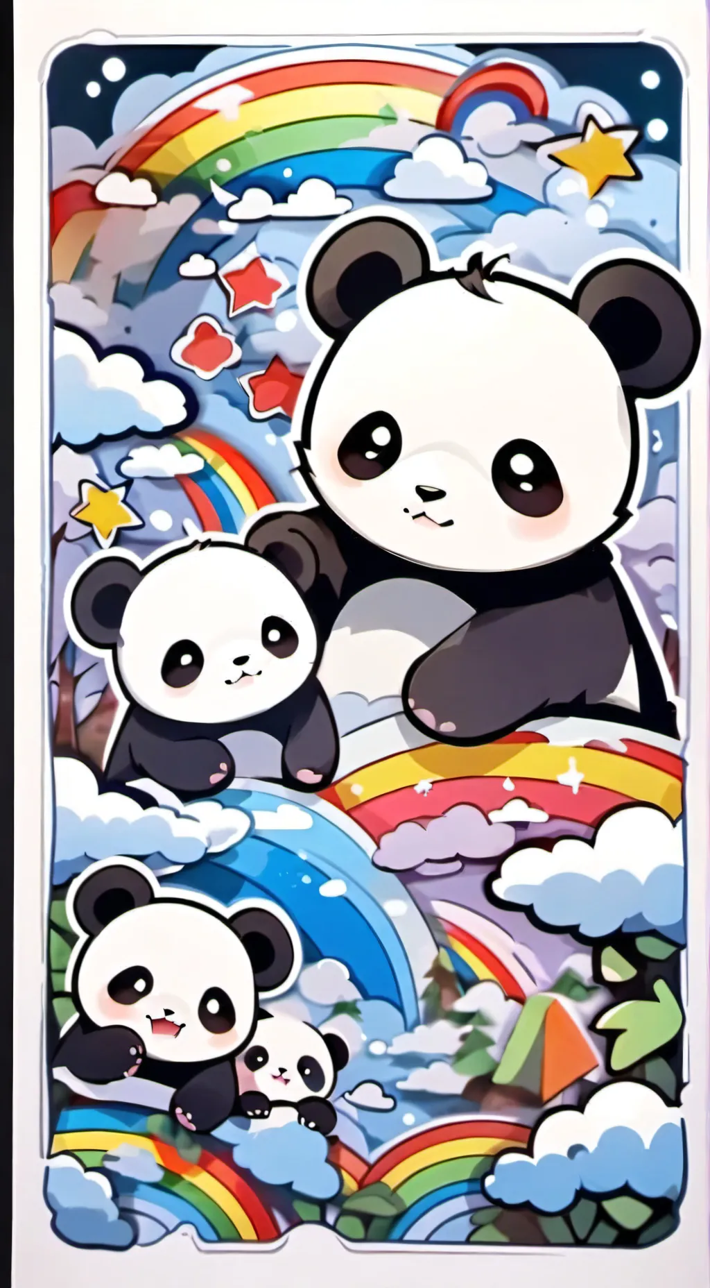 ai character: trash panda 🩷 background