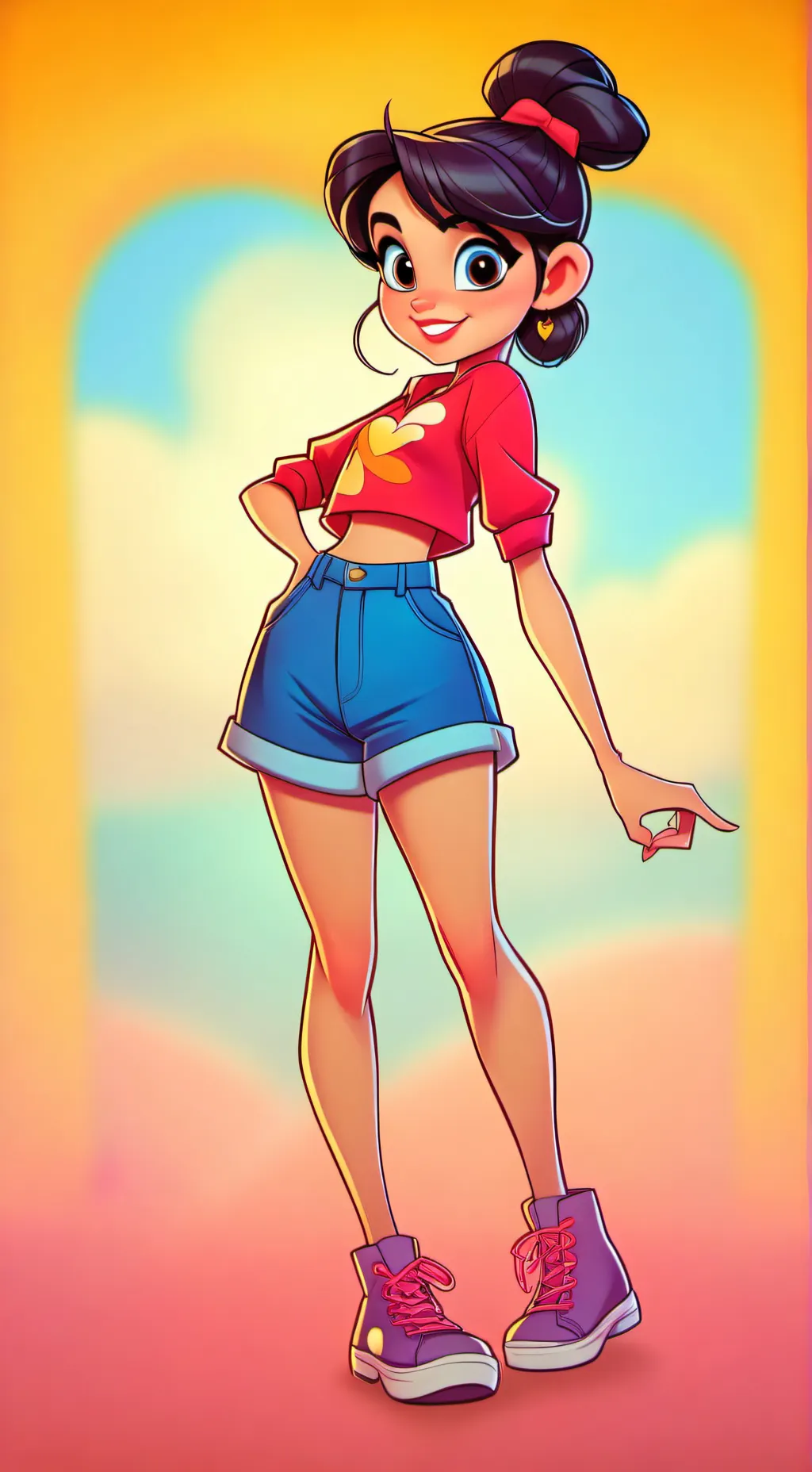 ai character: - Amy - background