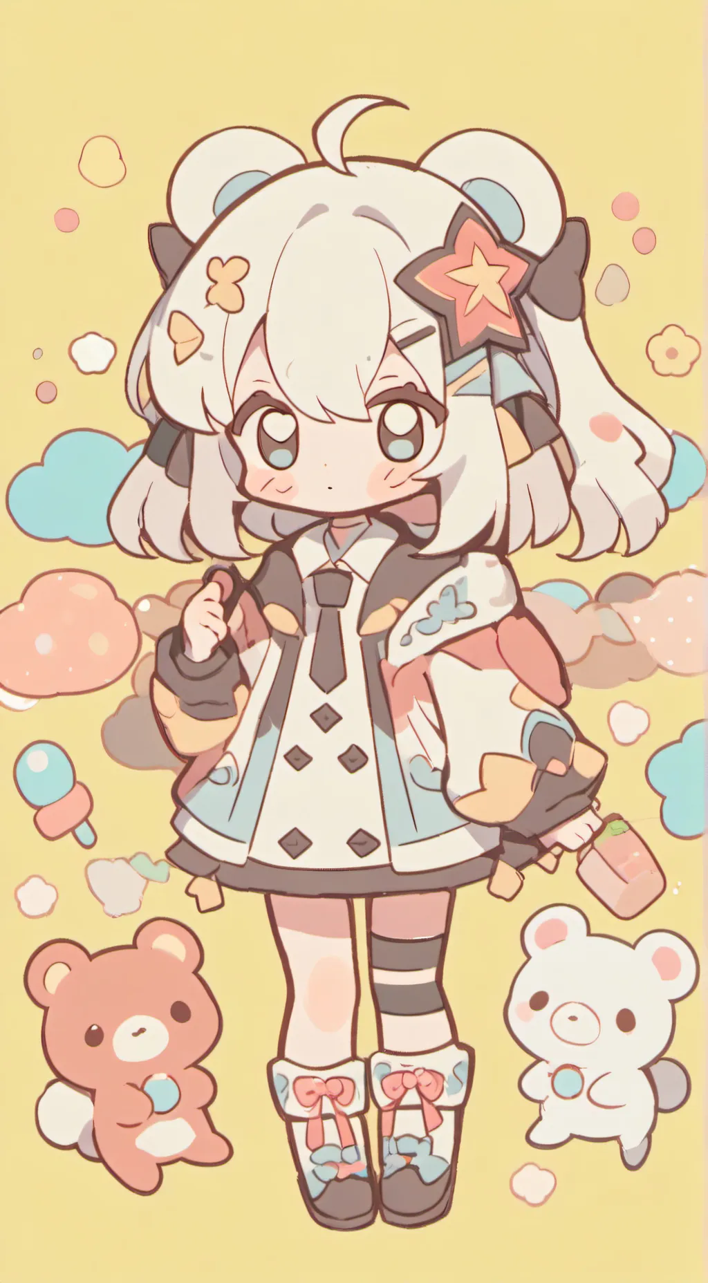 ai character: mha + kny background