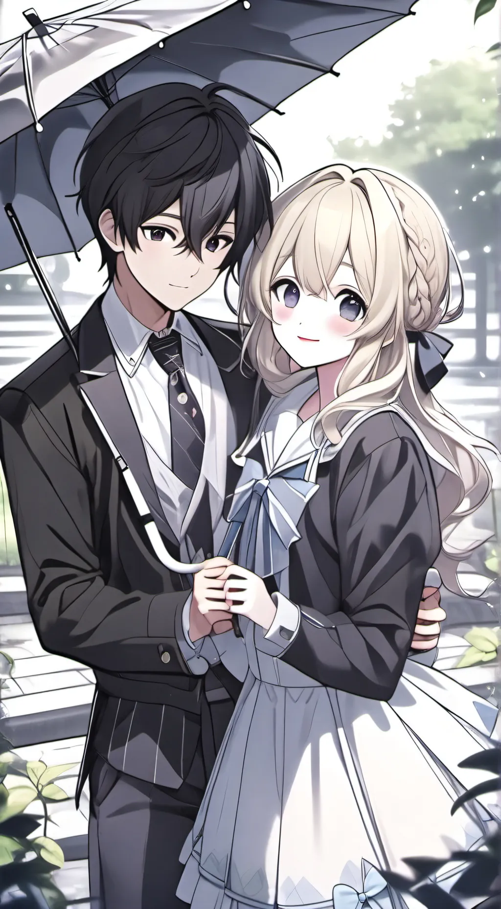ai character: Oliver and Olivia  background