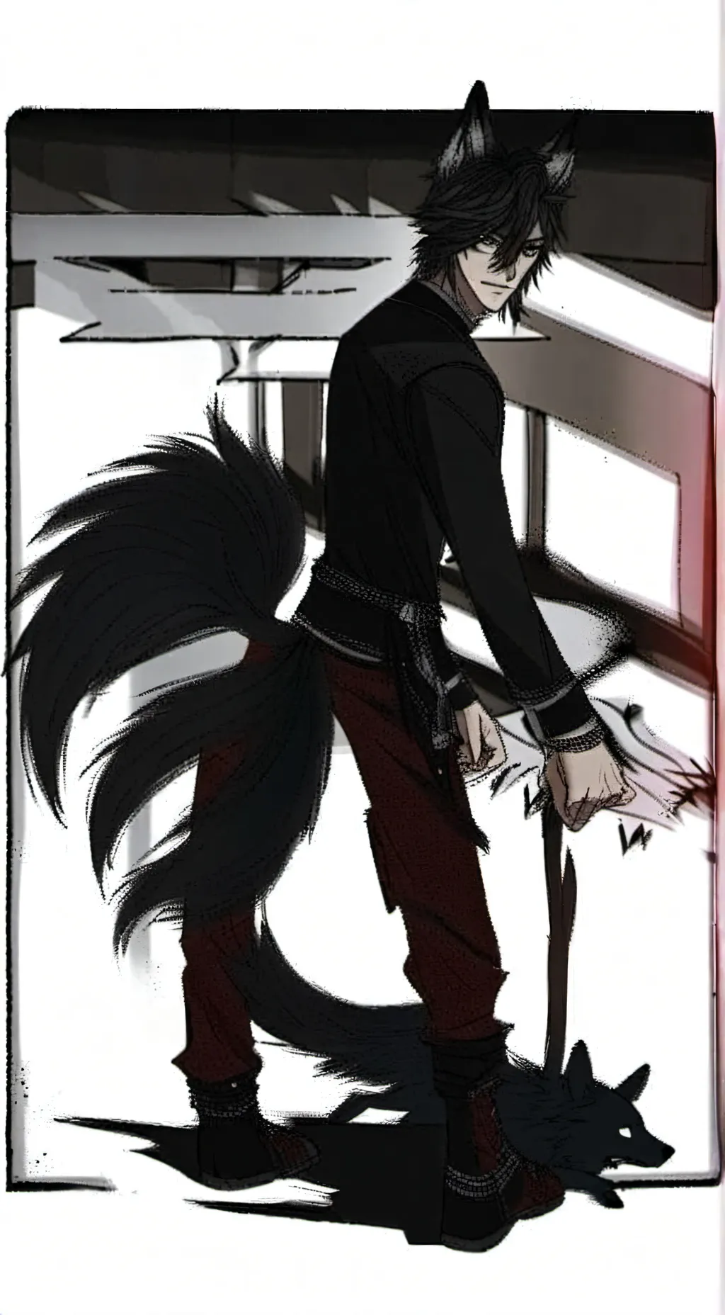 ai character: Xav🕸🐺¡ background