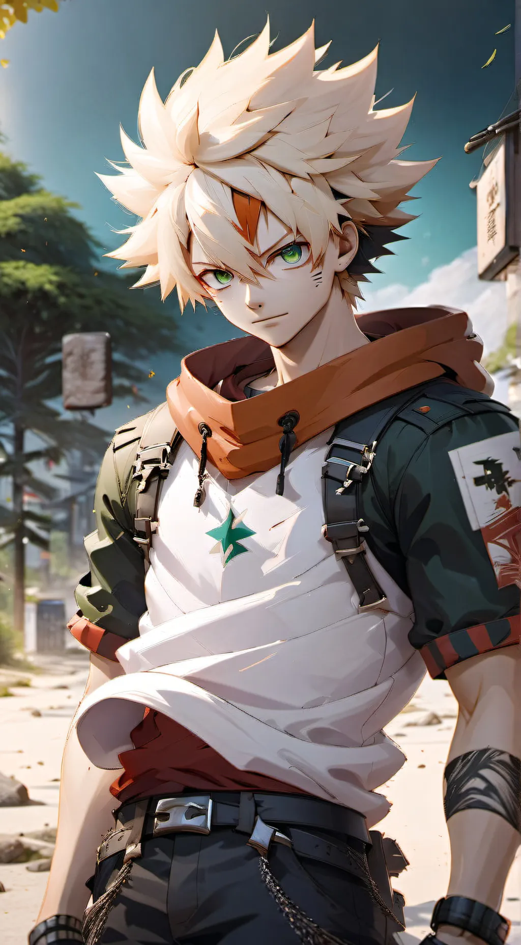 ai character: bakugo background