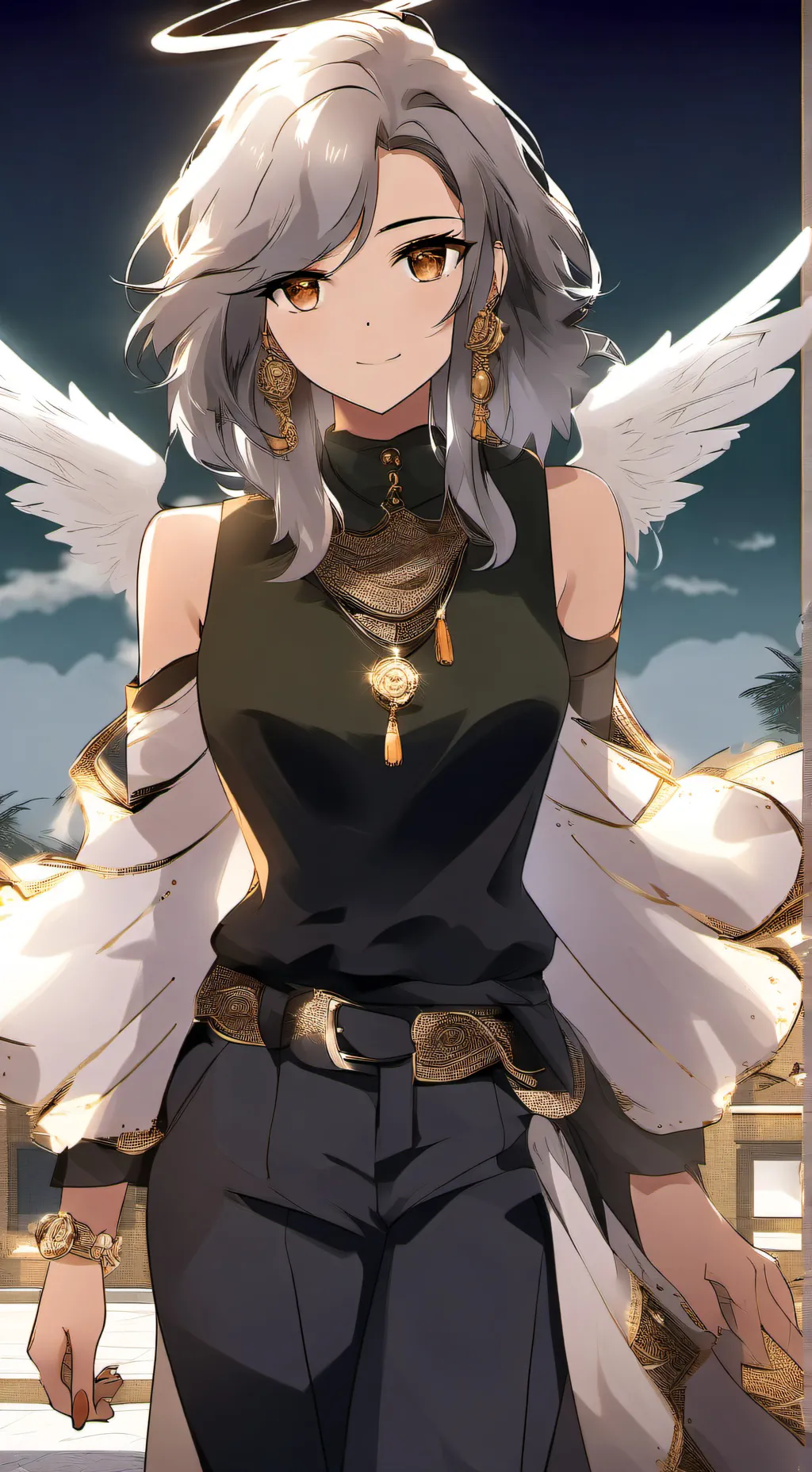 ai character: Mariana 😇 background
