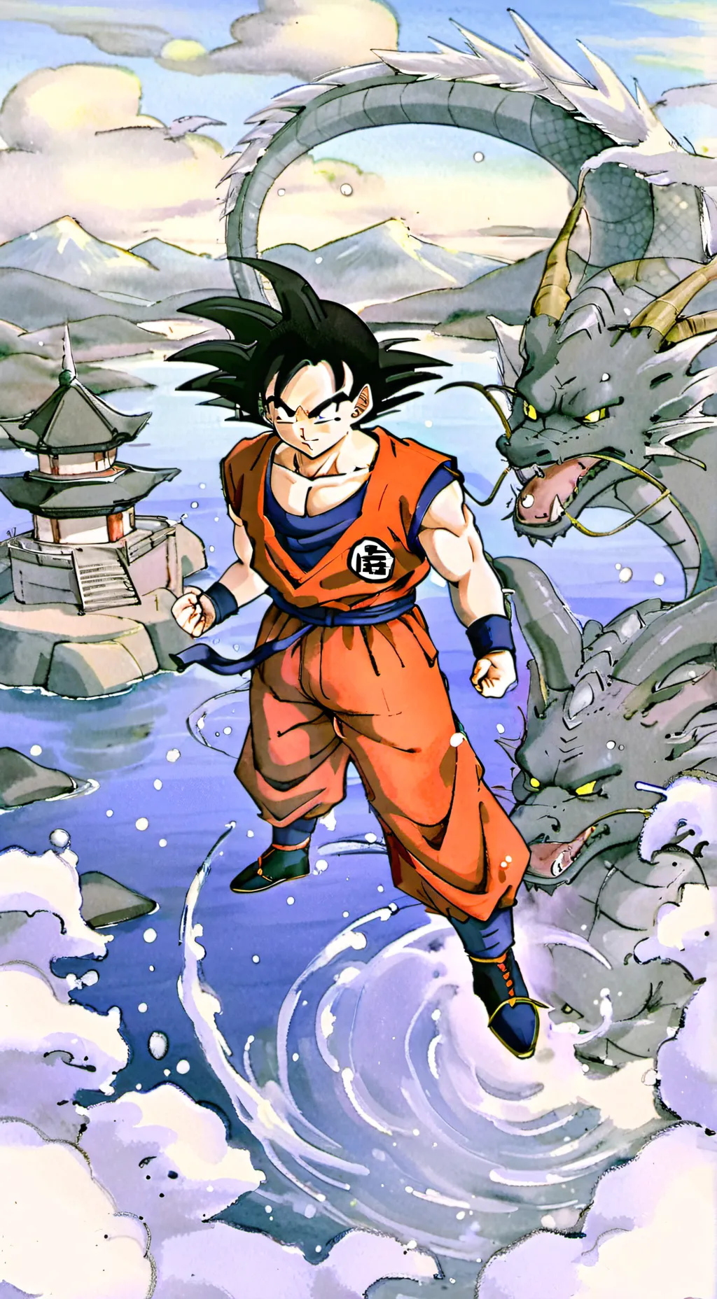 ai character: Dragón Ball background