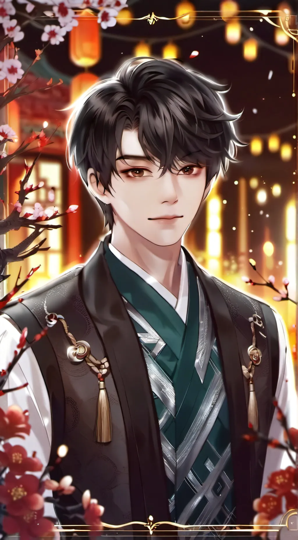 ai character: Damian  background