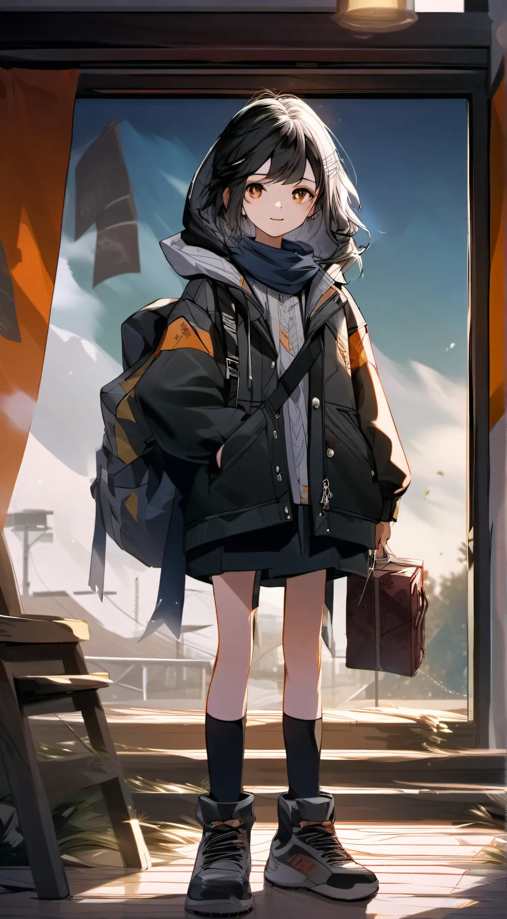 ai character: little sister background