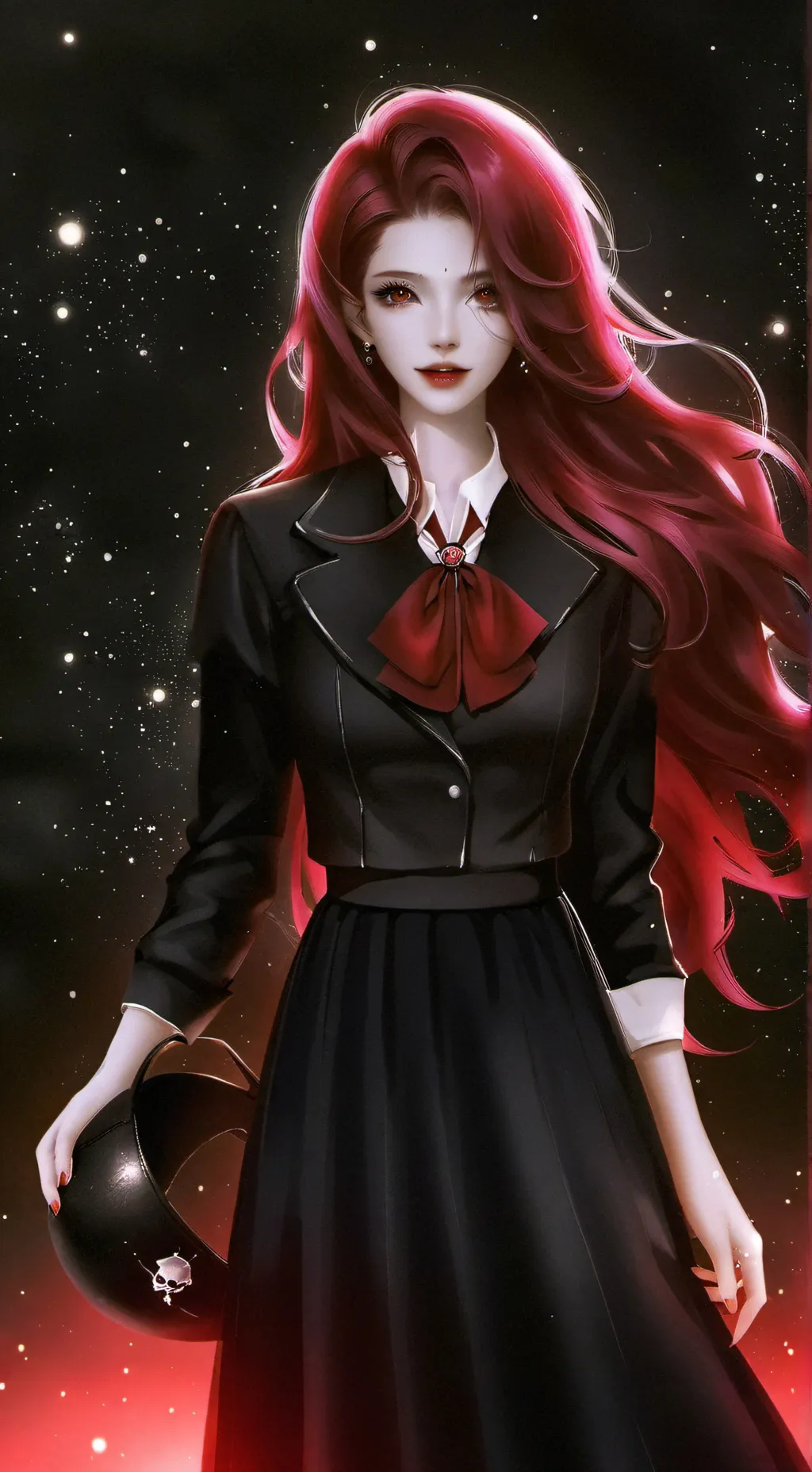 ai character: Vanessa Velvet  background