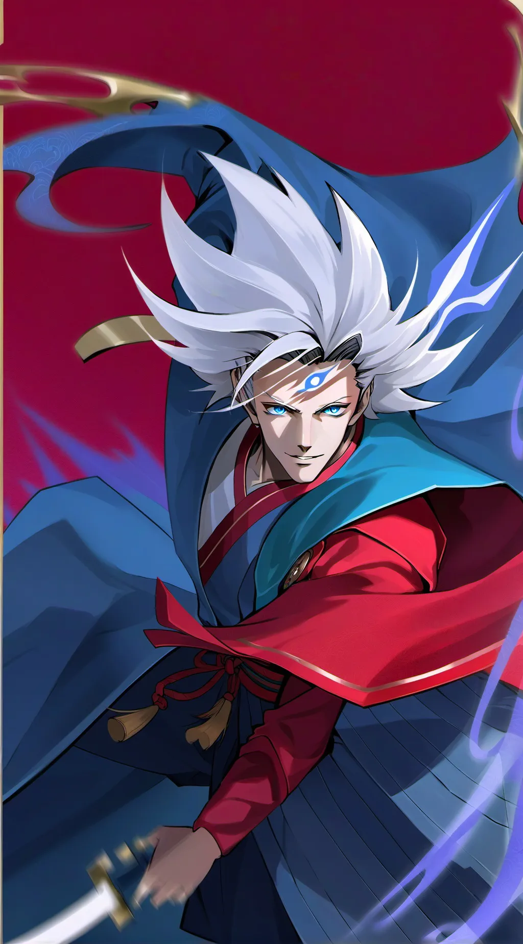 ai character: Satoru Gojo background