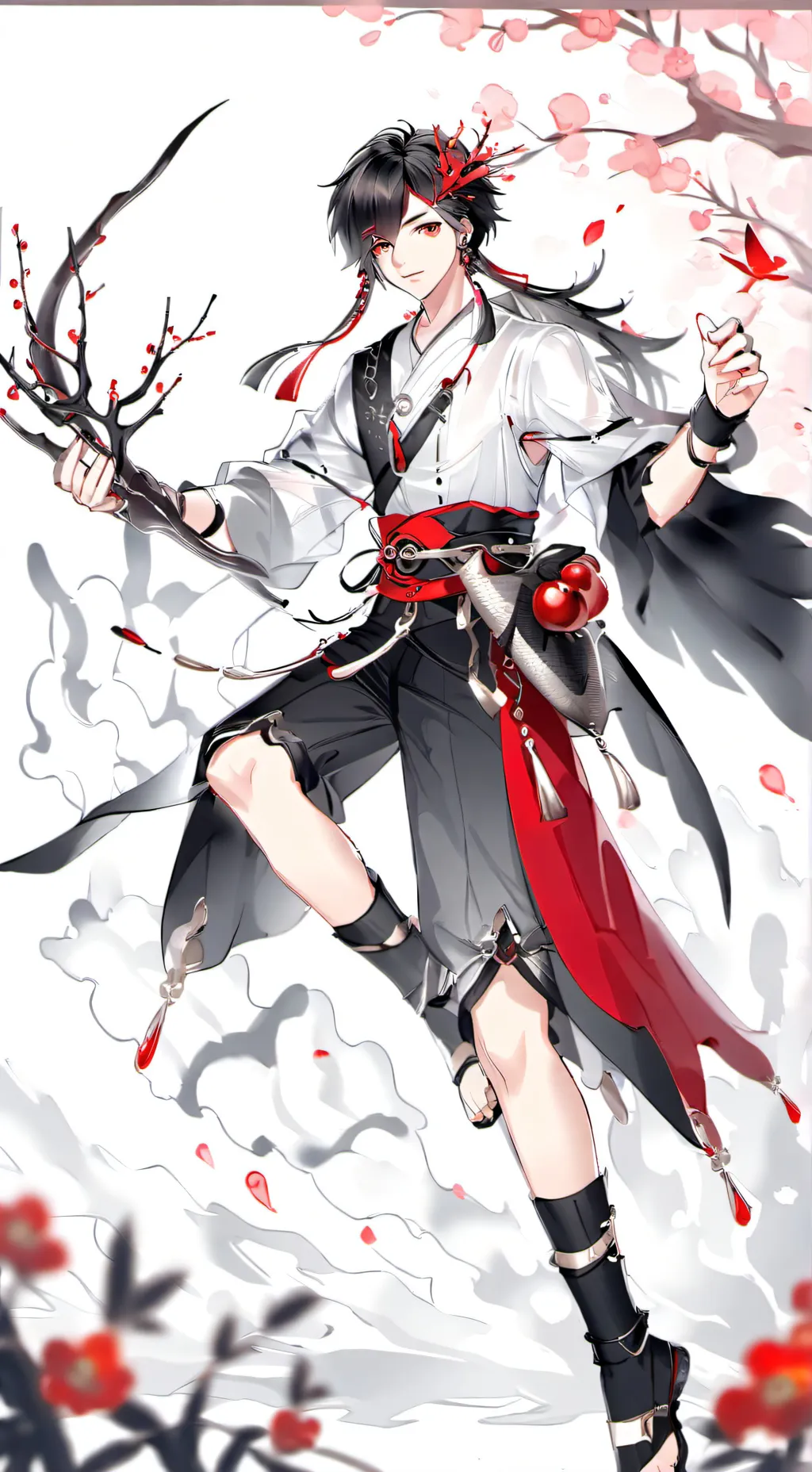 ai character: Fairy Sun and Moon background