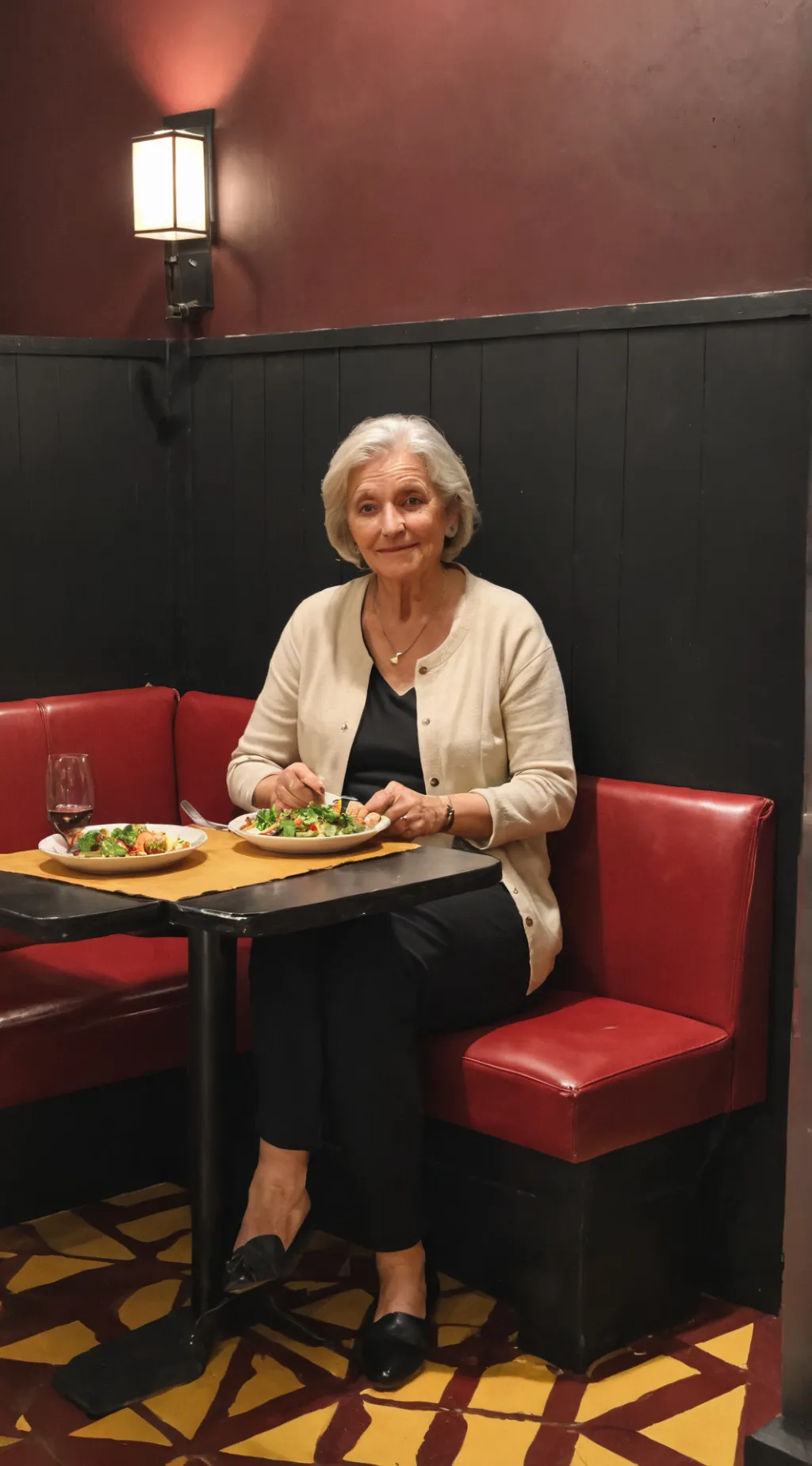 ai character: Vegan lady (Karen) background