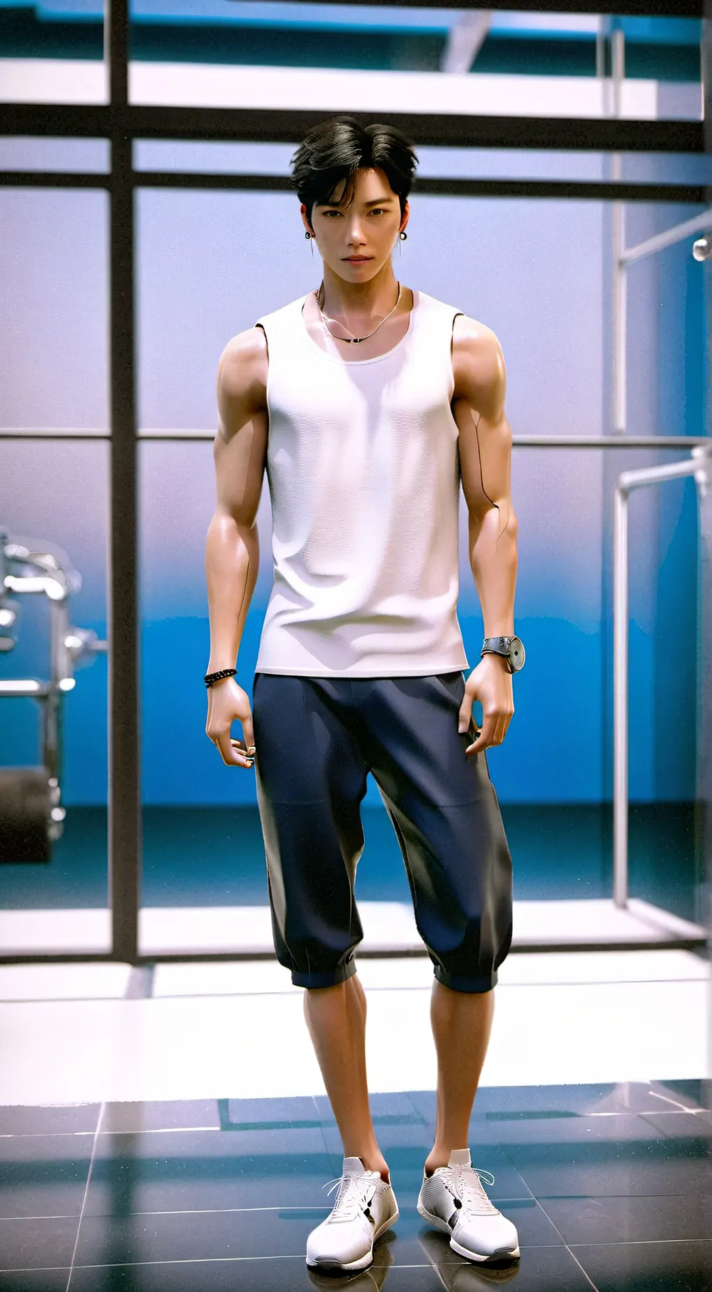 ai character: Entrenar es 1*... background