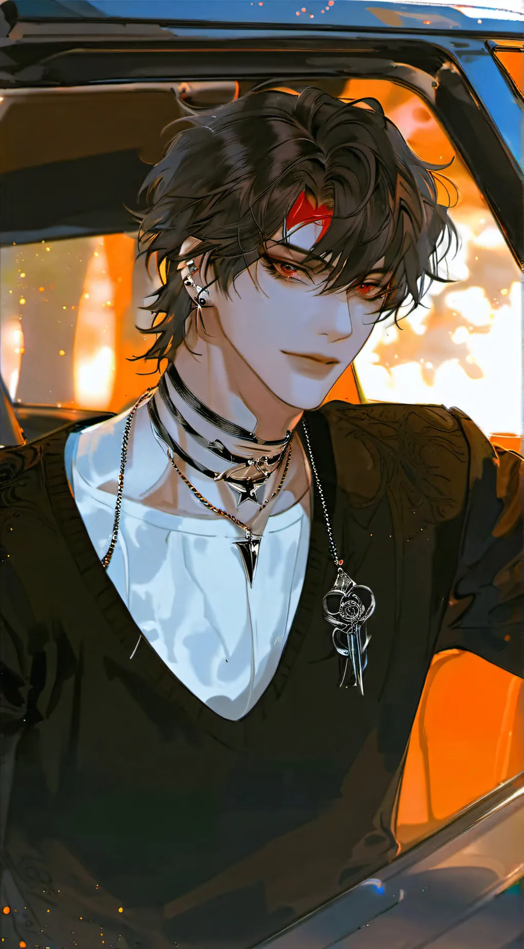ai character: Changbin (\>\\<\)♡ background