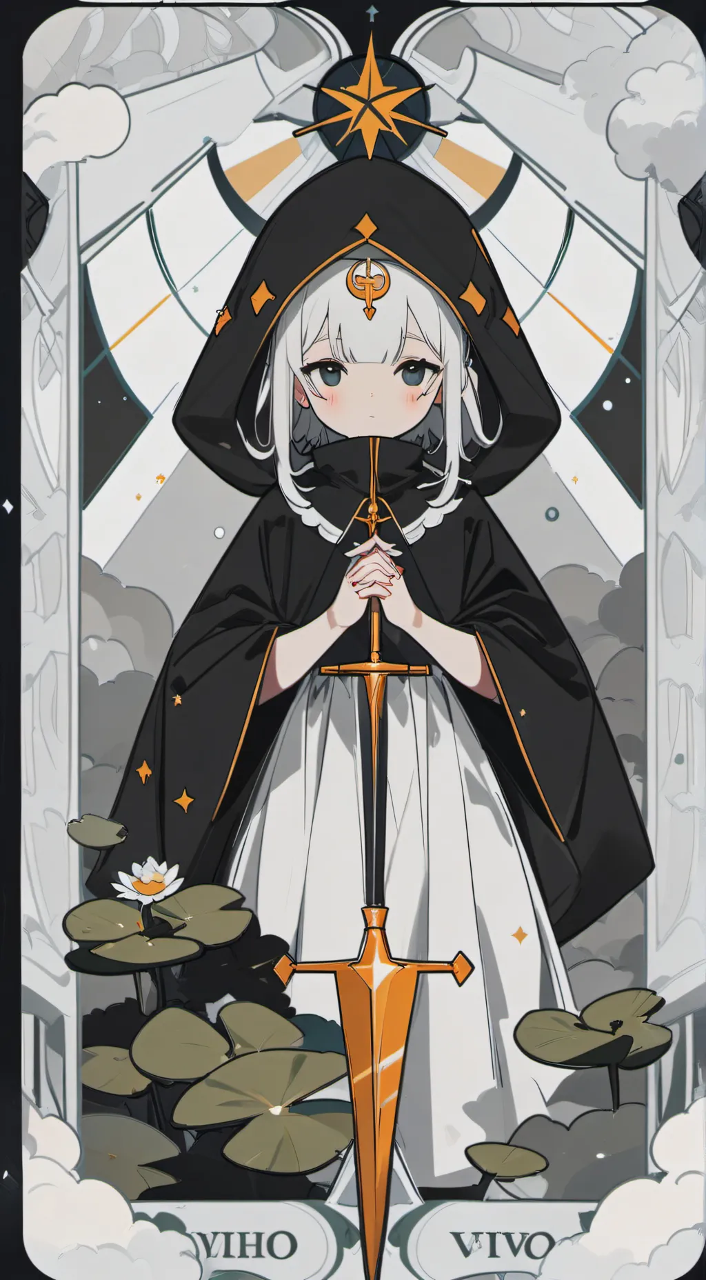 ai character: Луна background