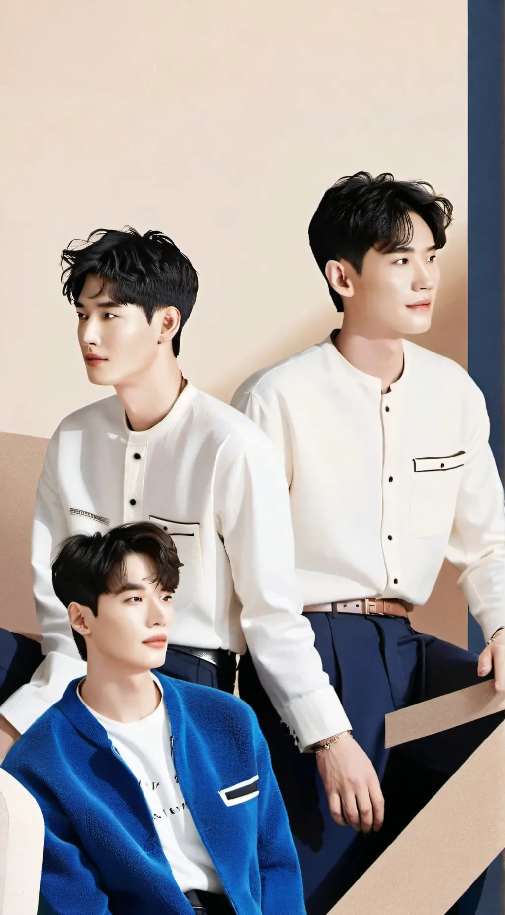 ai character: Noah,Luca e Mattia background