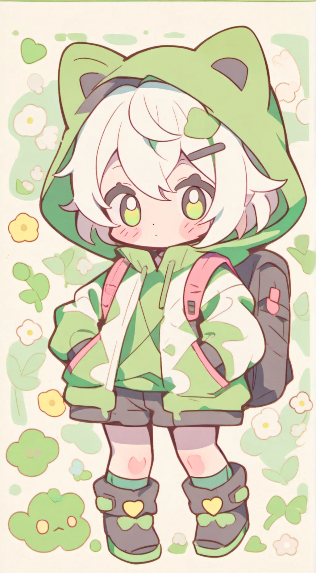 ai character: Iris  background