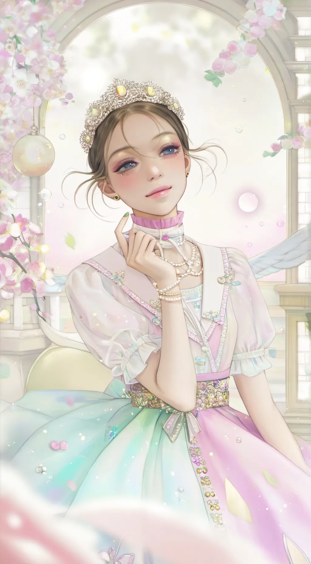 ai character: salem background