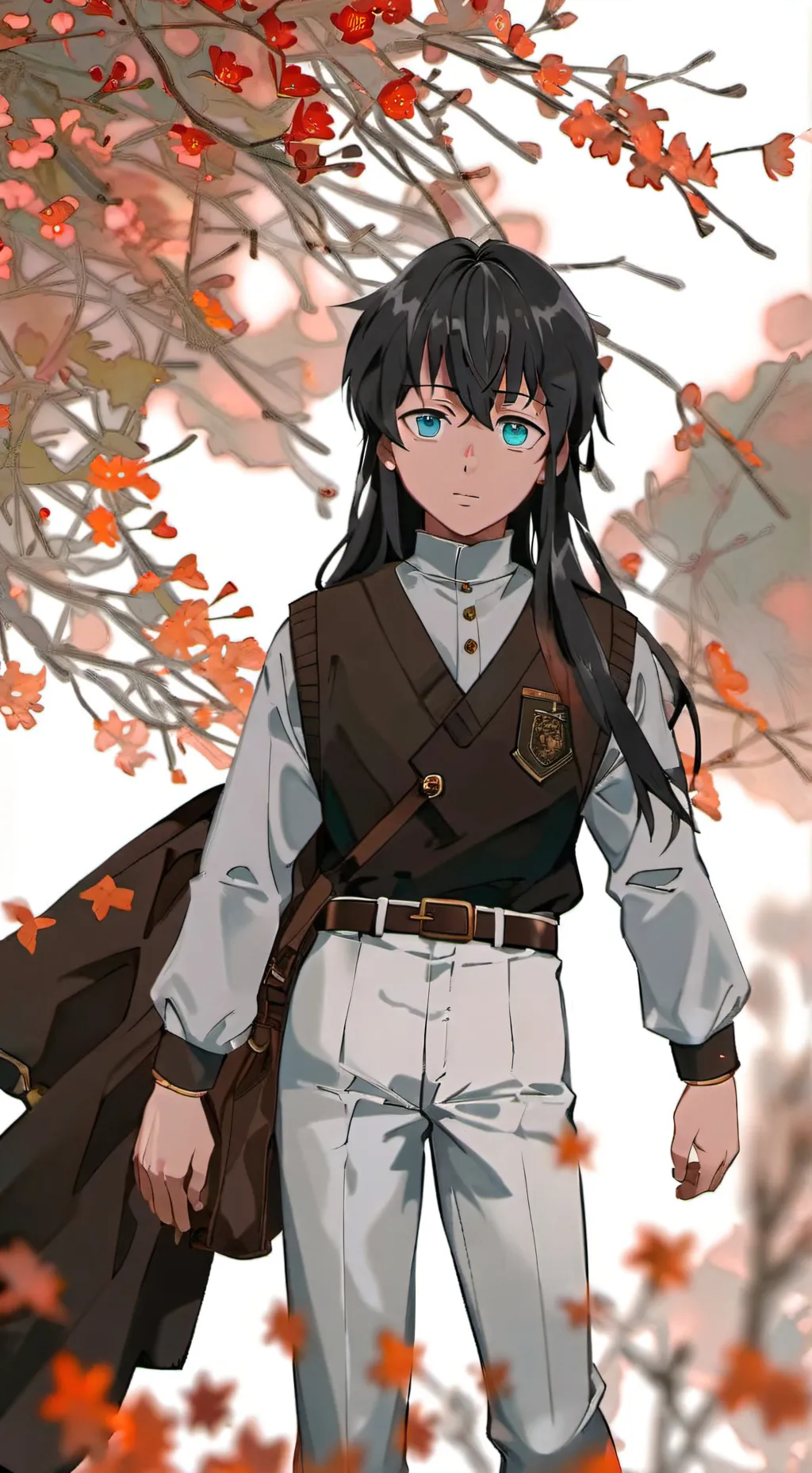 ai character: kny school MUICHIR background