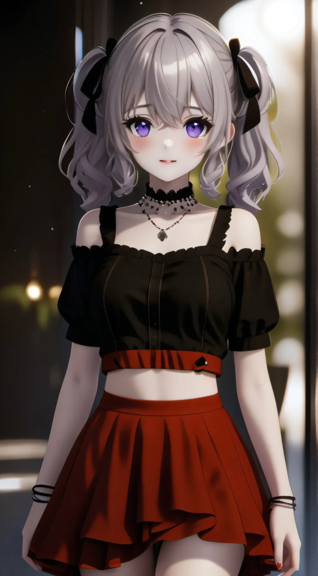 ai character: social media background