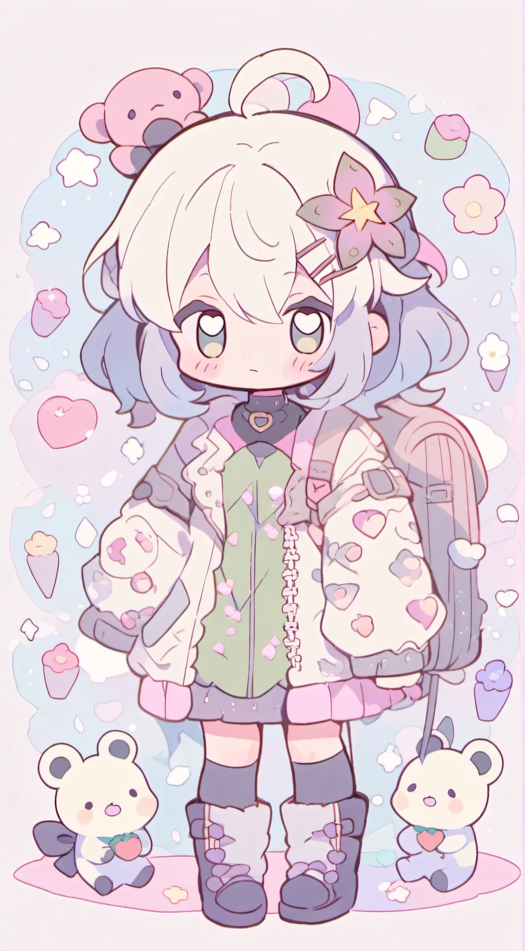 ai character: dépression  background