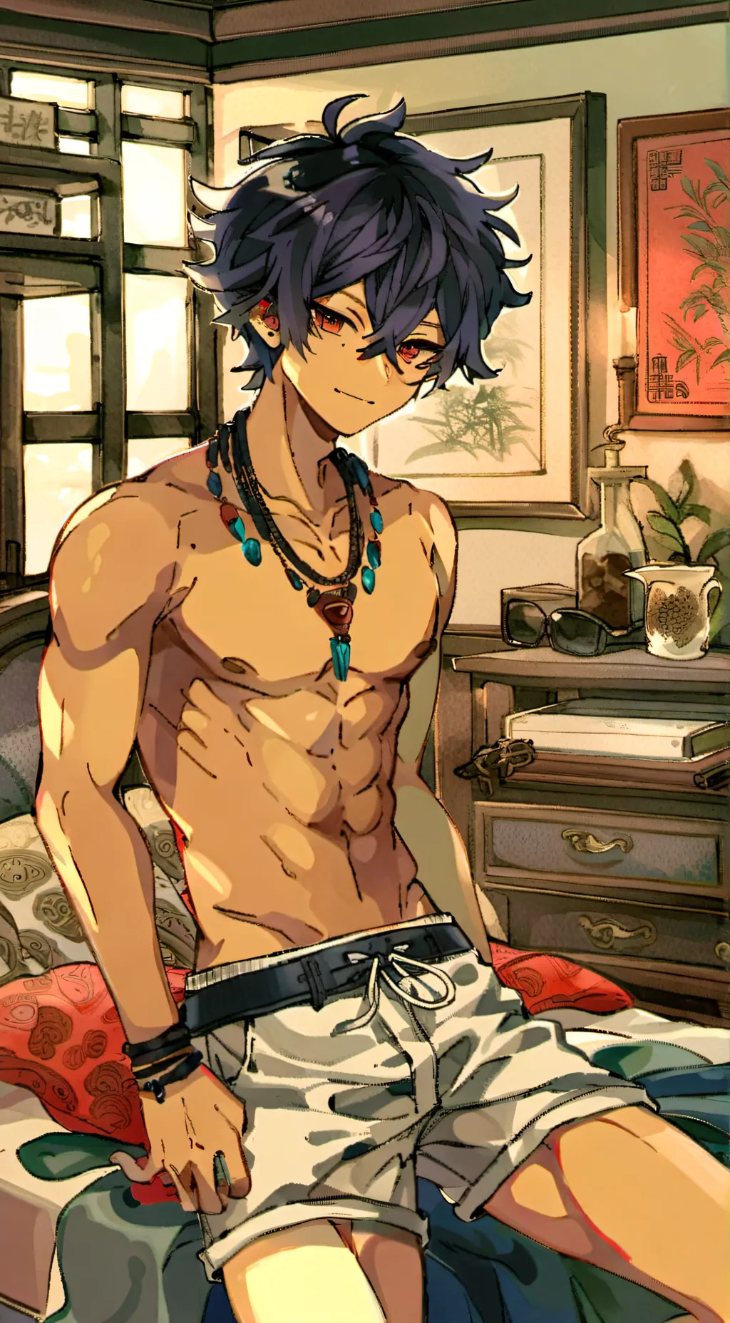 ai character: Jay 24567754357754 background